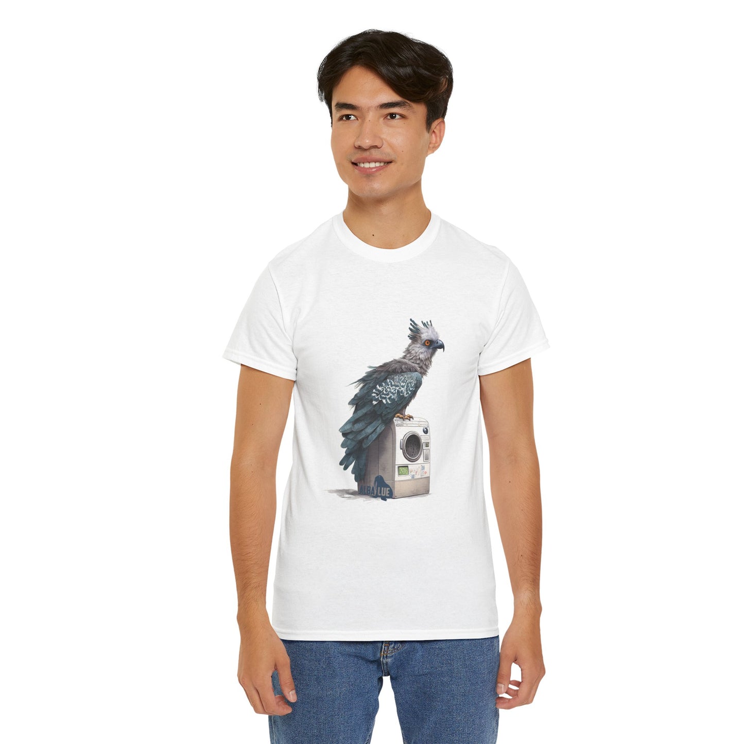 Harpy Eagle Sitting on a Washing Machine  - T-Shirt