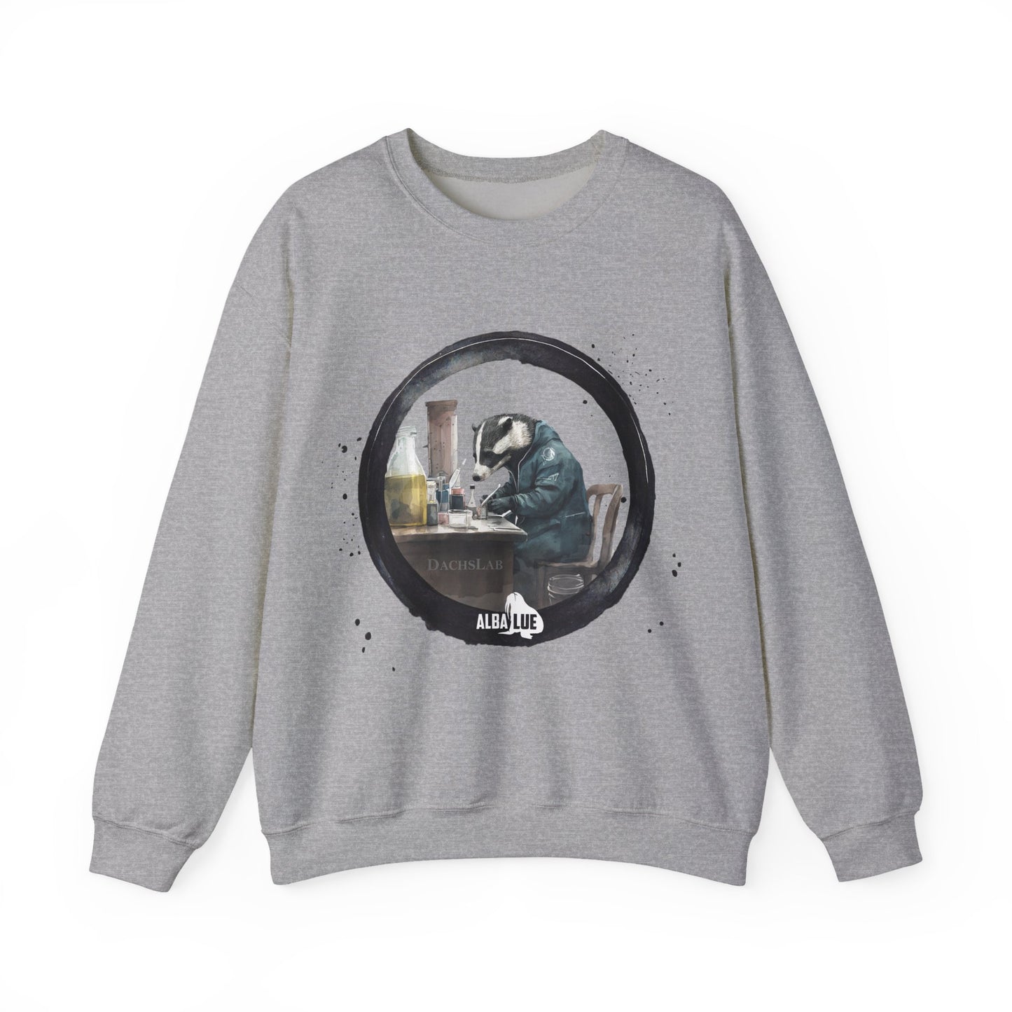 Badger in a Lab - Crewneck Sweatshirt