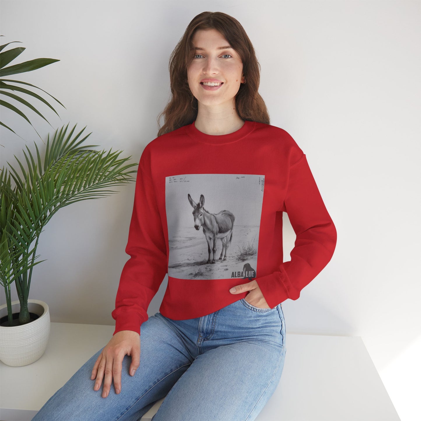 Donkey Lovers design - Crewneck Sweatshirt