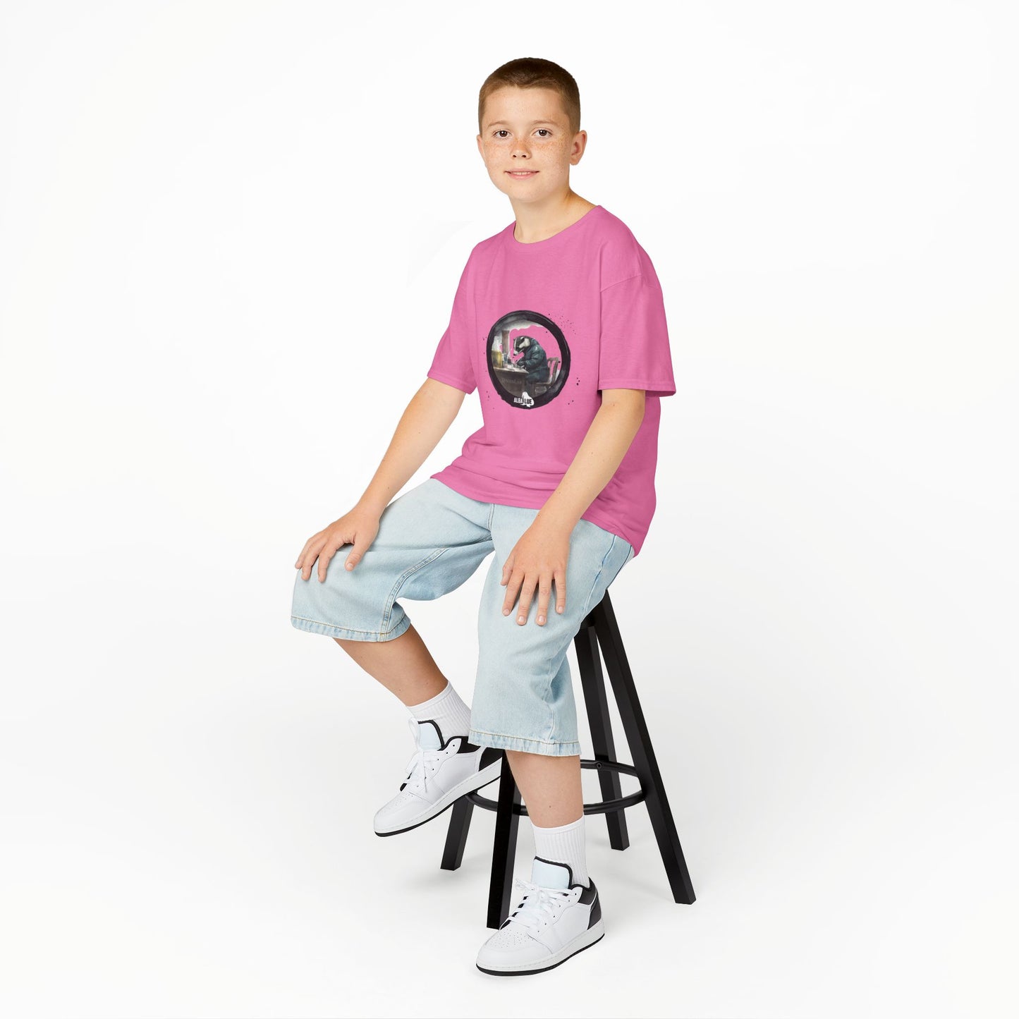 Badger in a Lab — Kids T-shirt