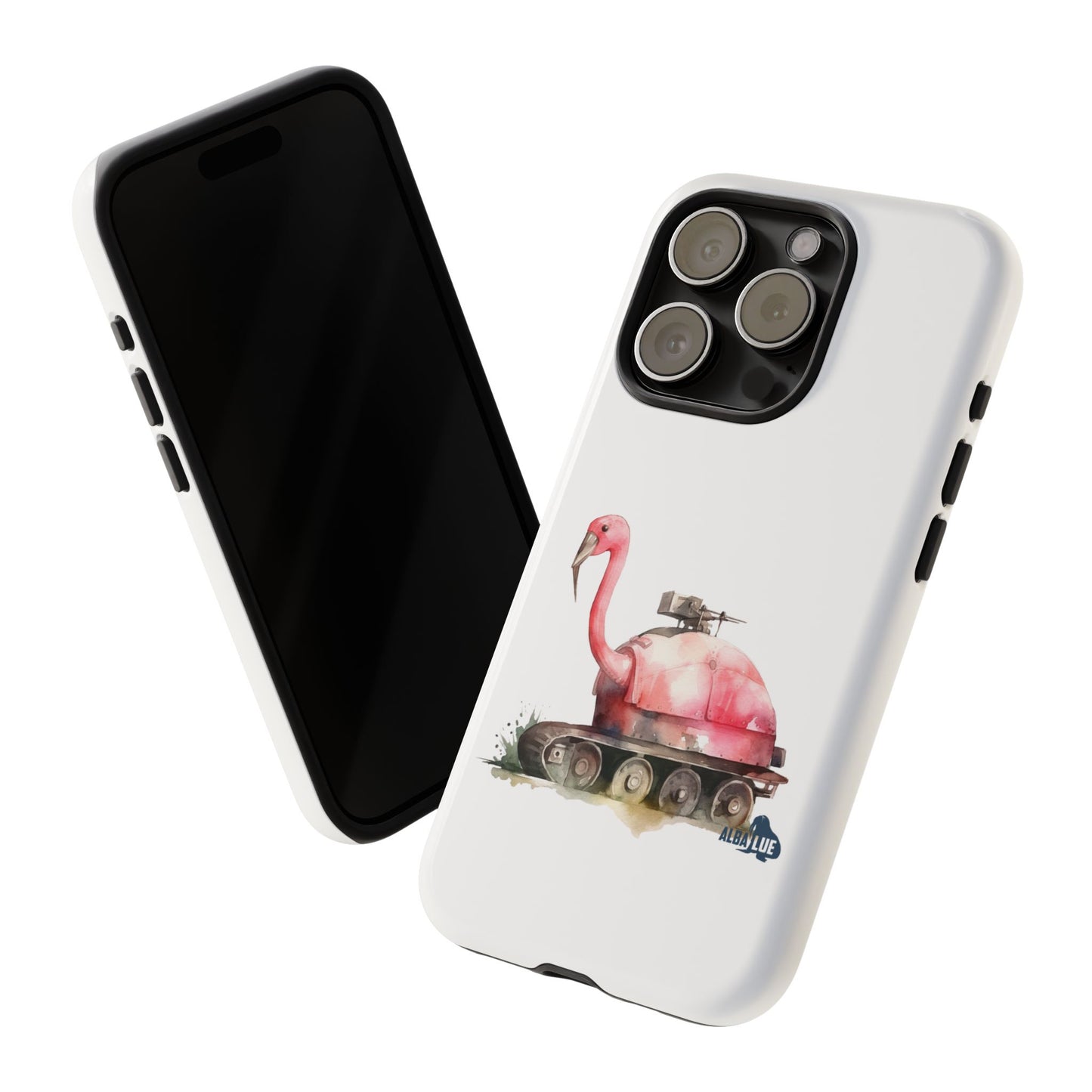 Phone Case — Flamingo Tank Illustration