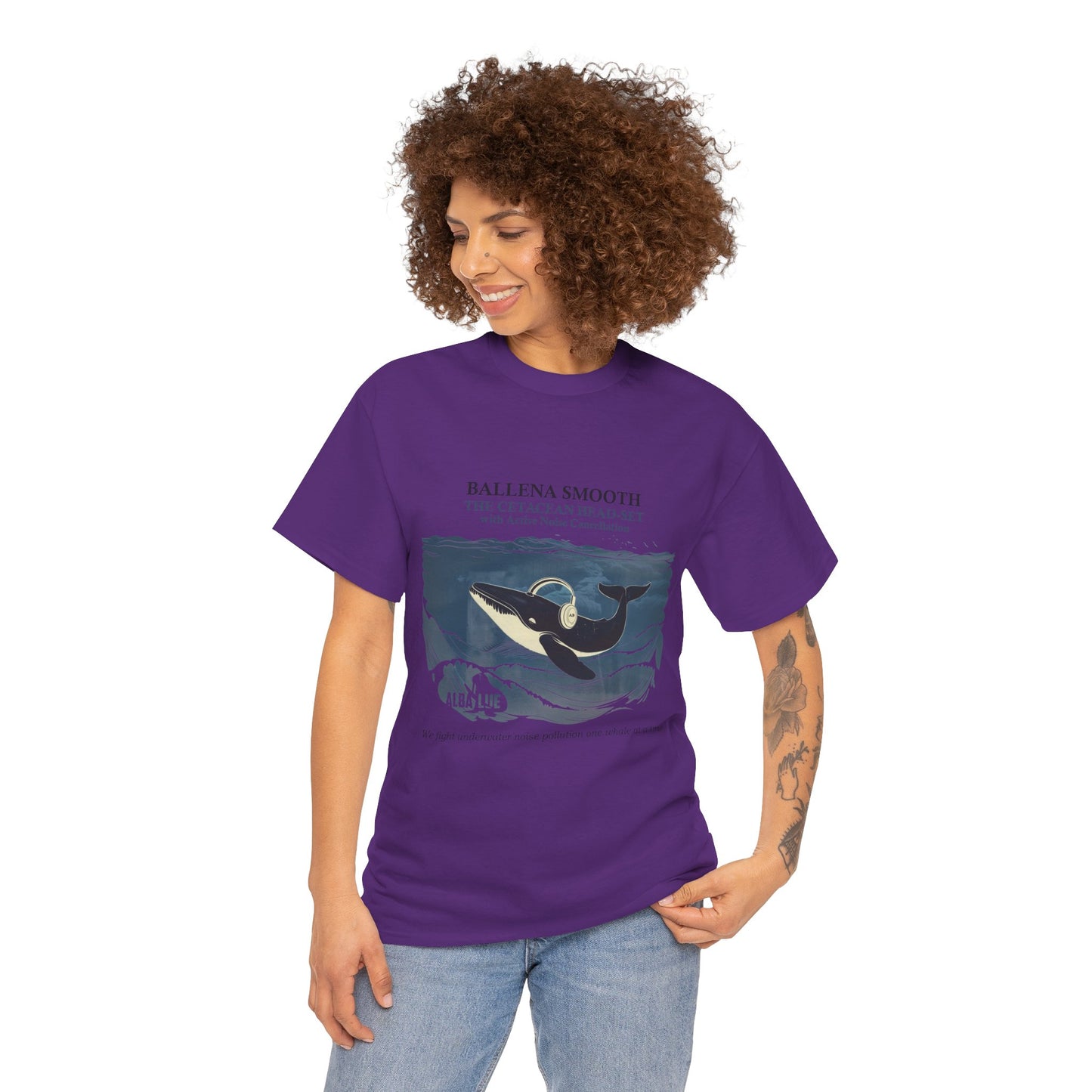 Whale Headphones - T-shirt