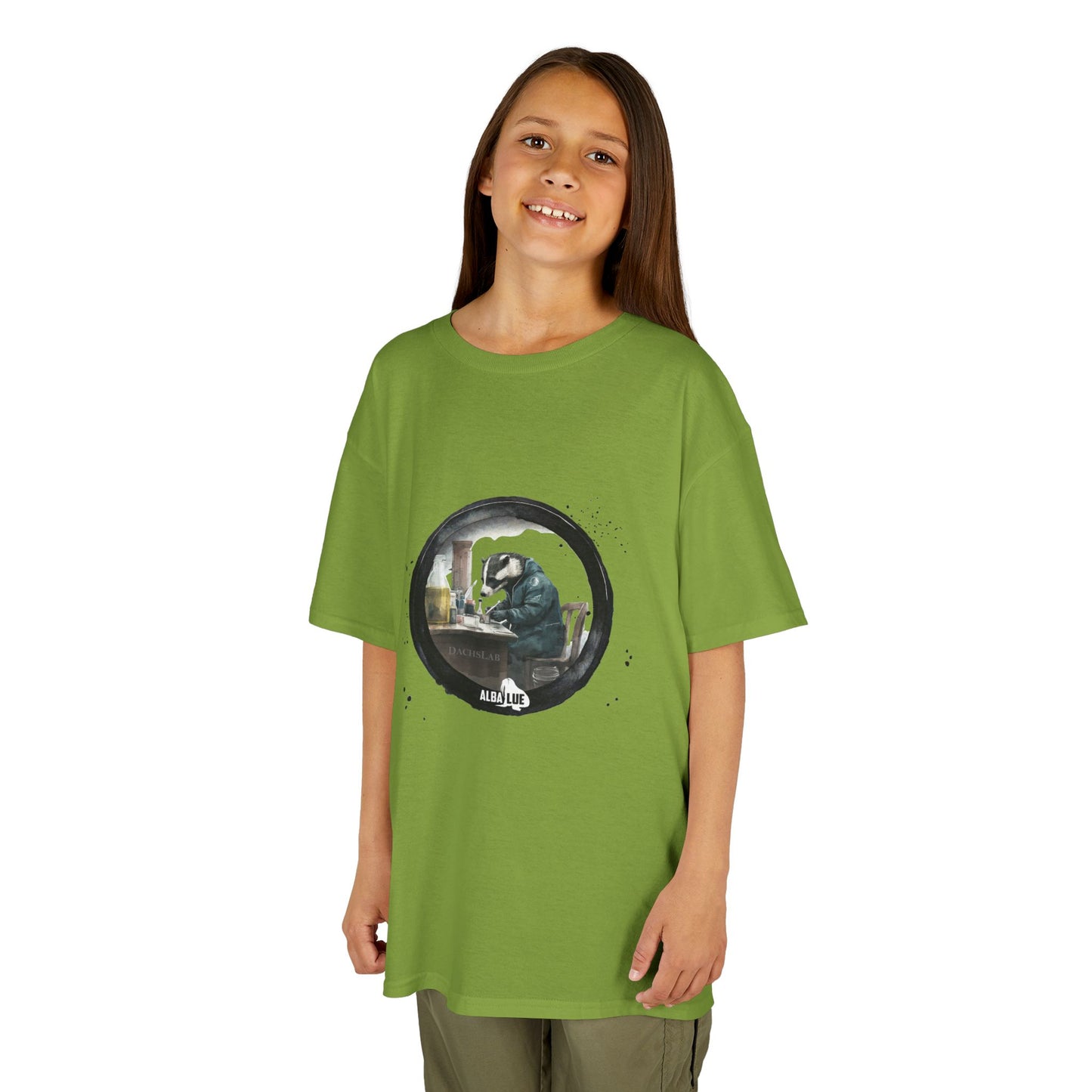 Badger in a Lab — Kids T-shirt