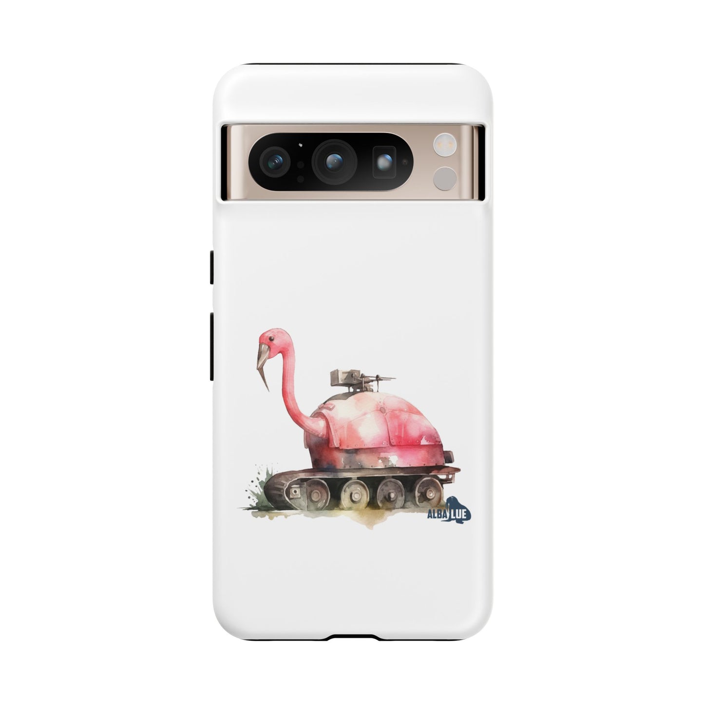 Phone Case — Flamingo Tank Illustration