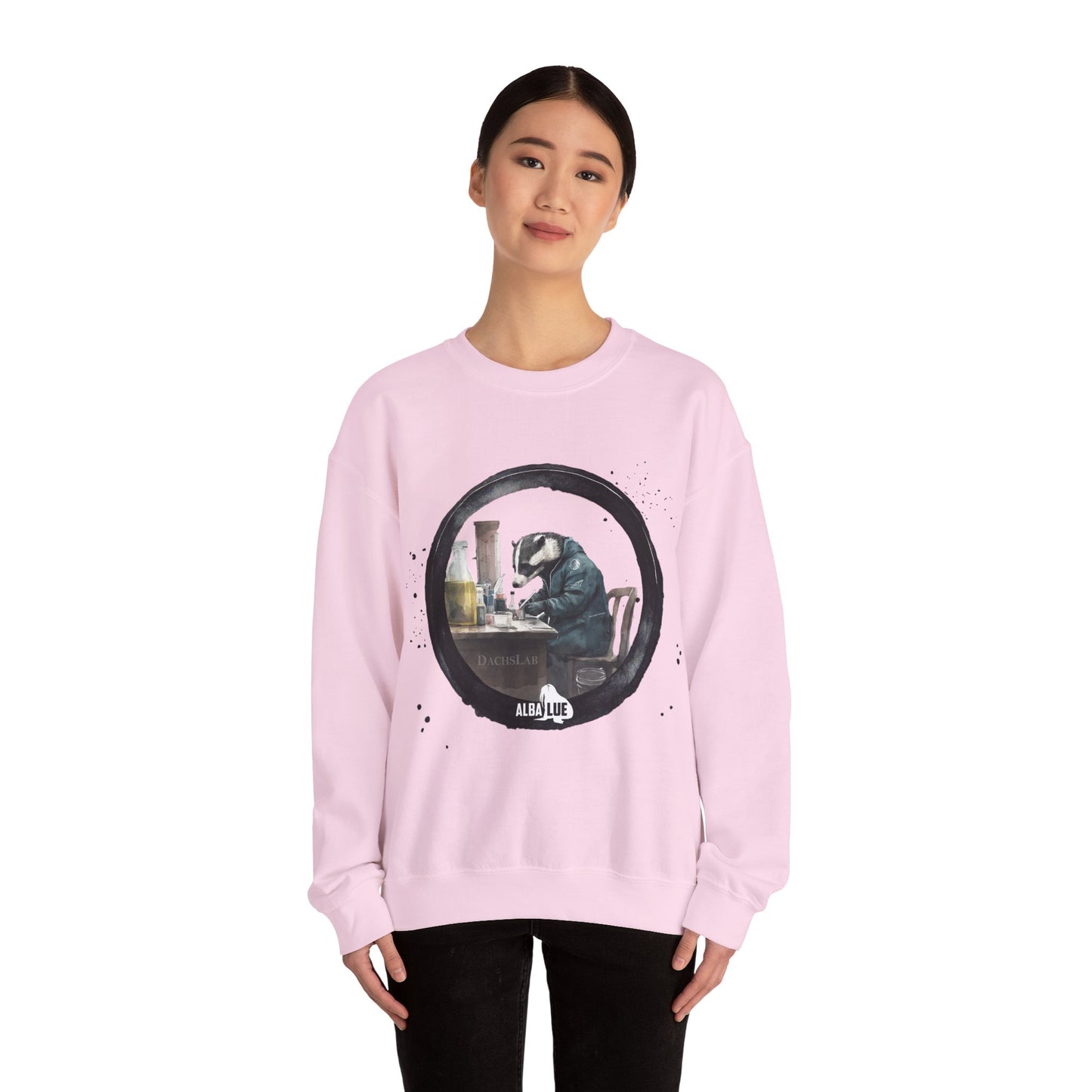 Badger in a Lab - Crewneck Sweatshirt