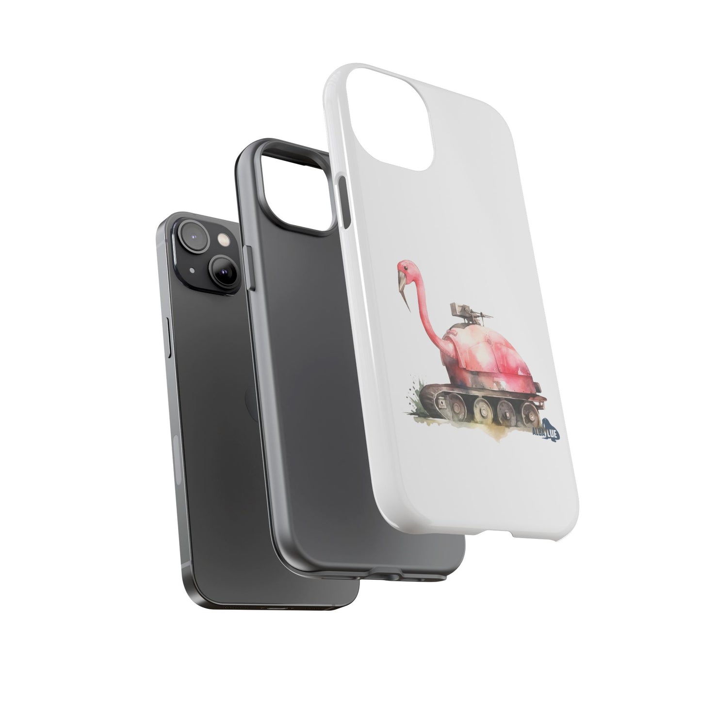 Phone Case — Flamingo Tank Illustration
