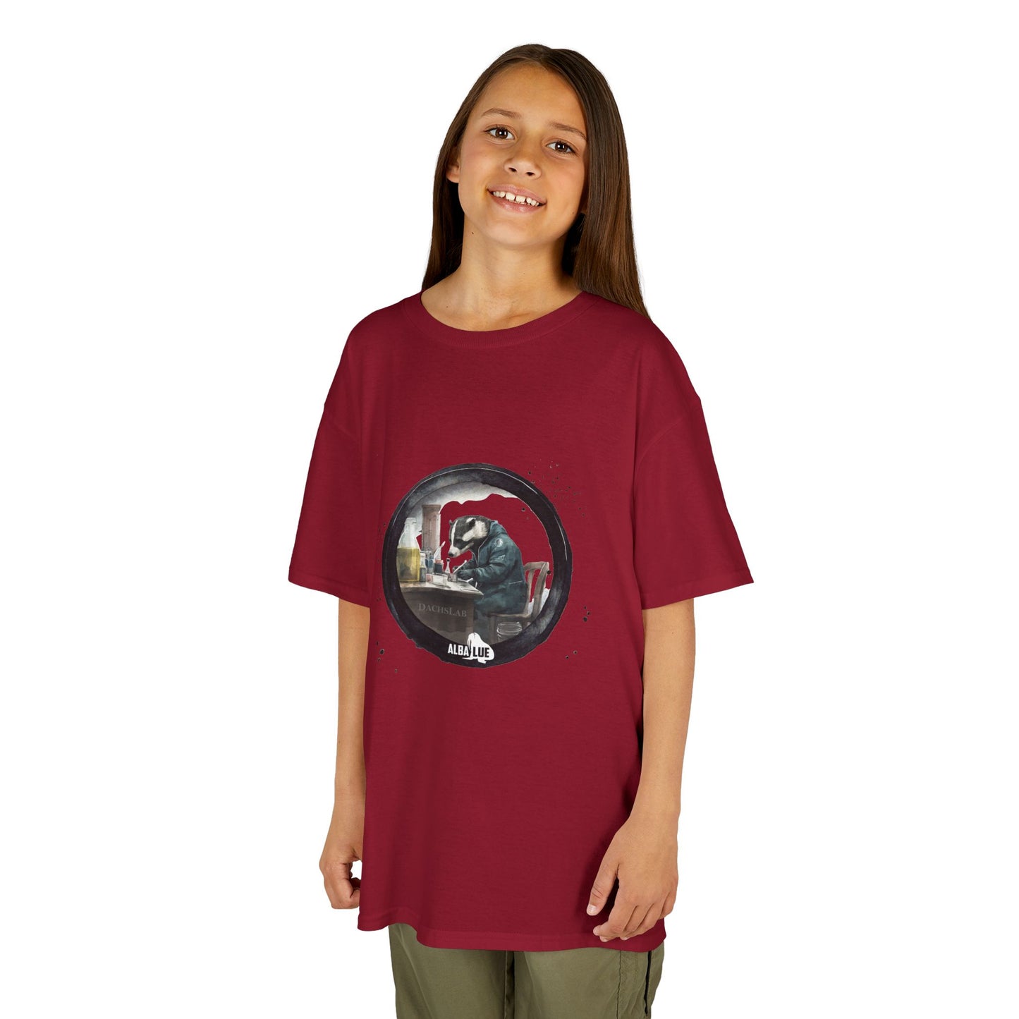 Badger in a Lab — Kids T-shirt