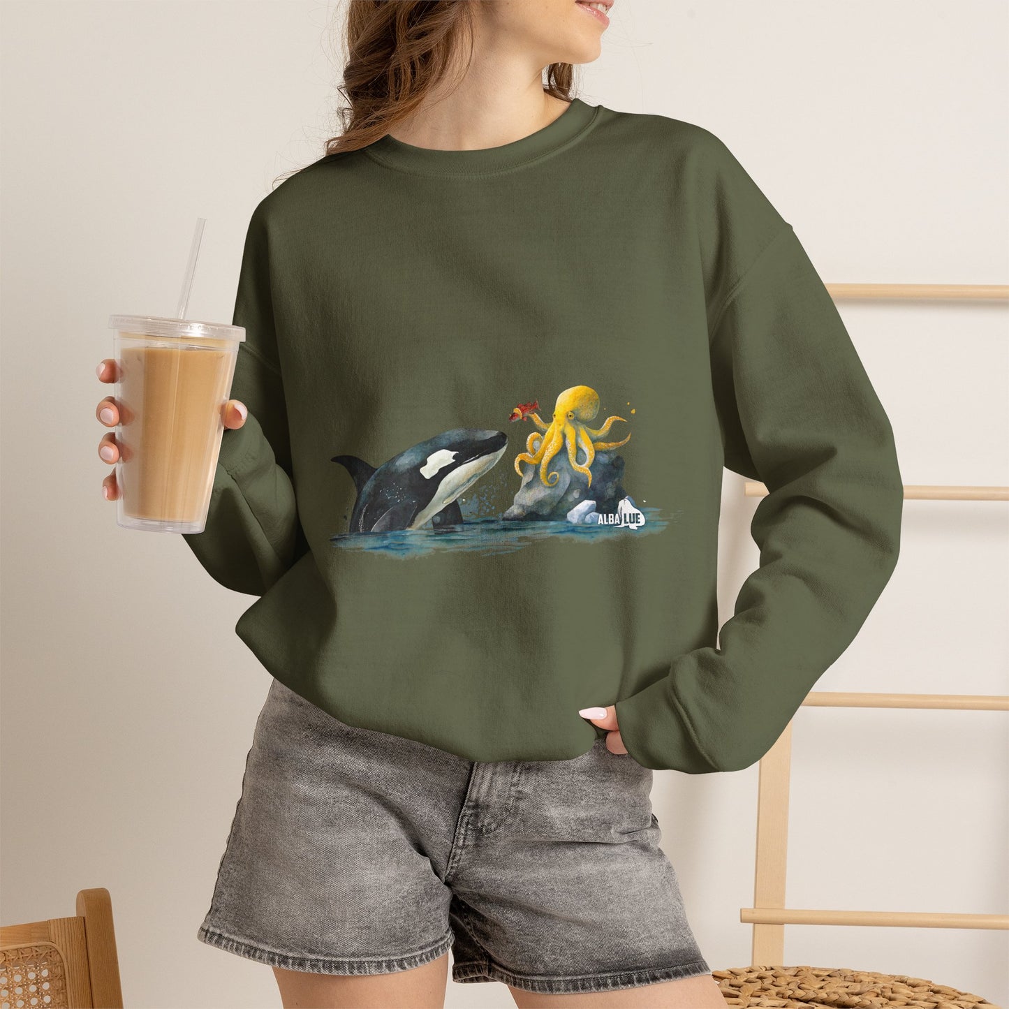 Ocean Wildlife - Crewneck Sweatshirt