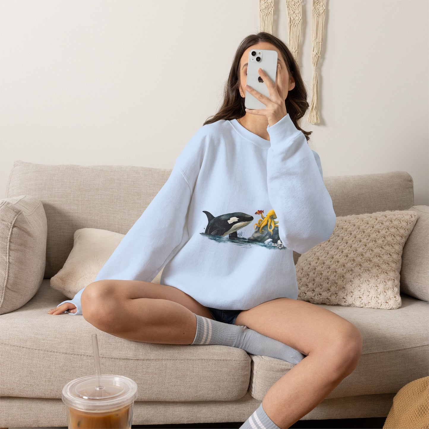 Ocean Wildlife - Crewneck Sweatshirt