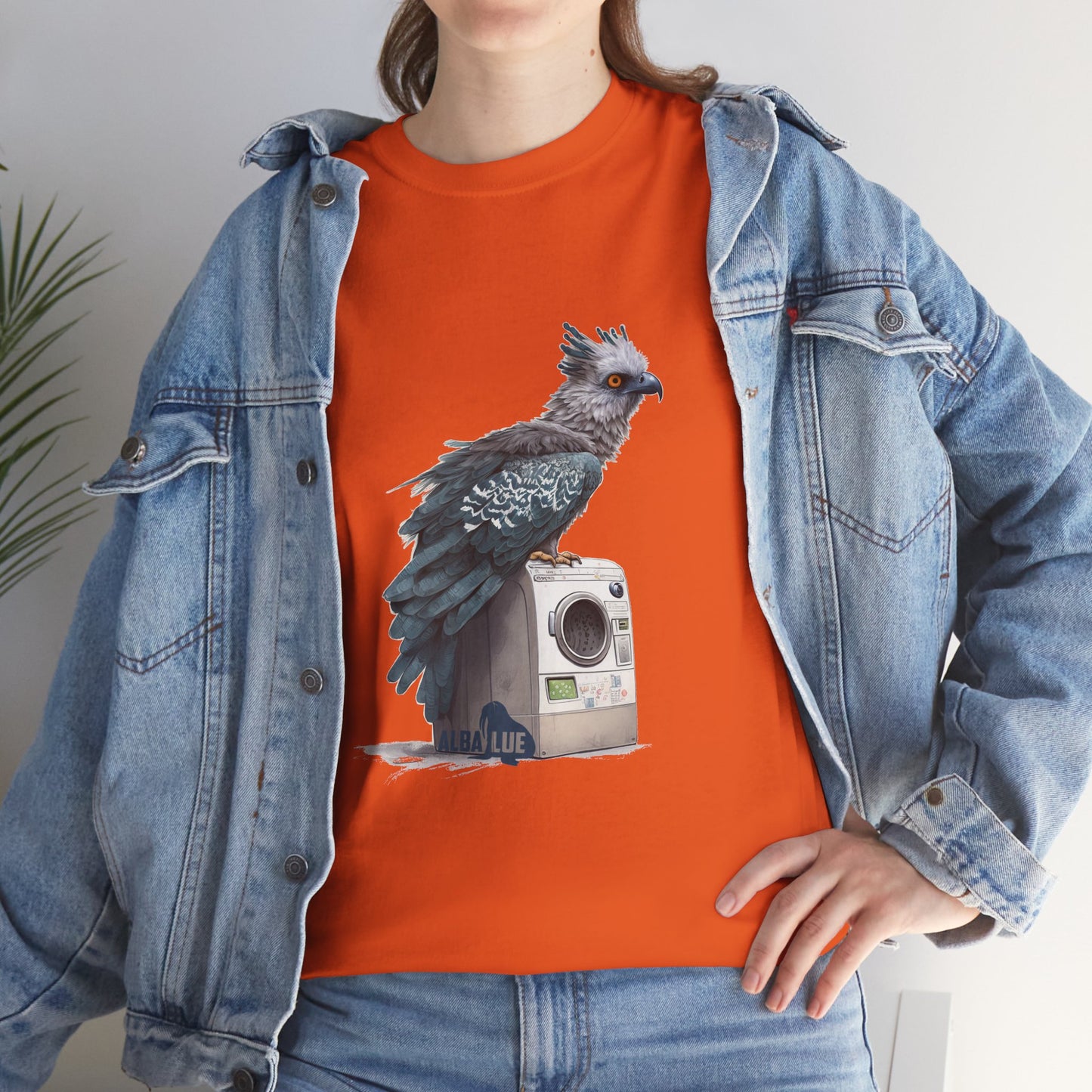 Harpy Eagle Sitting on a Washing Machine  - T-Shirt