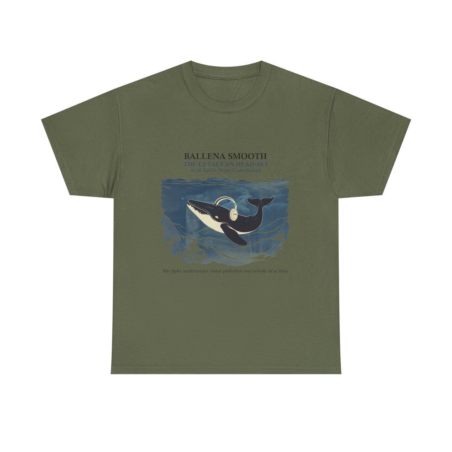Whale Headphones - T-shirt