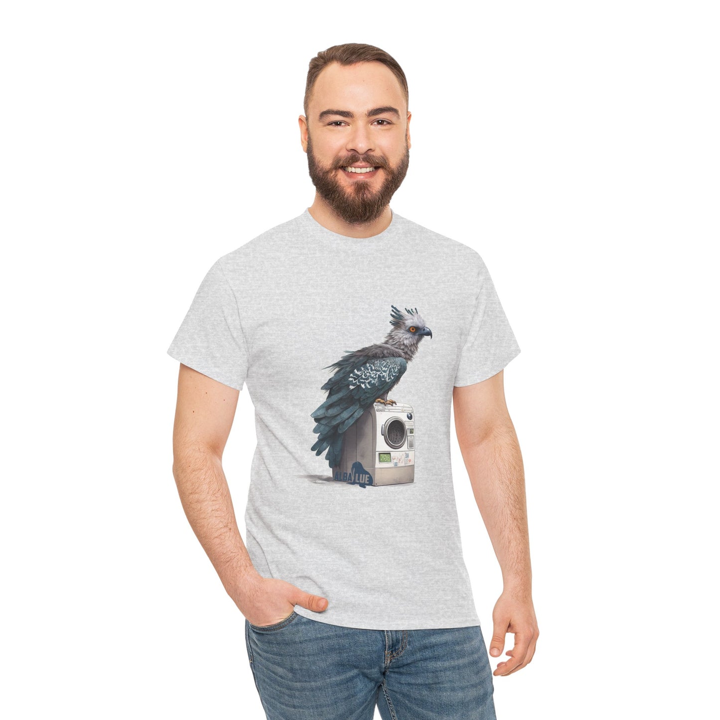 Harpy Eagle Sitting on a Washing Machine  - T-Shirt