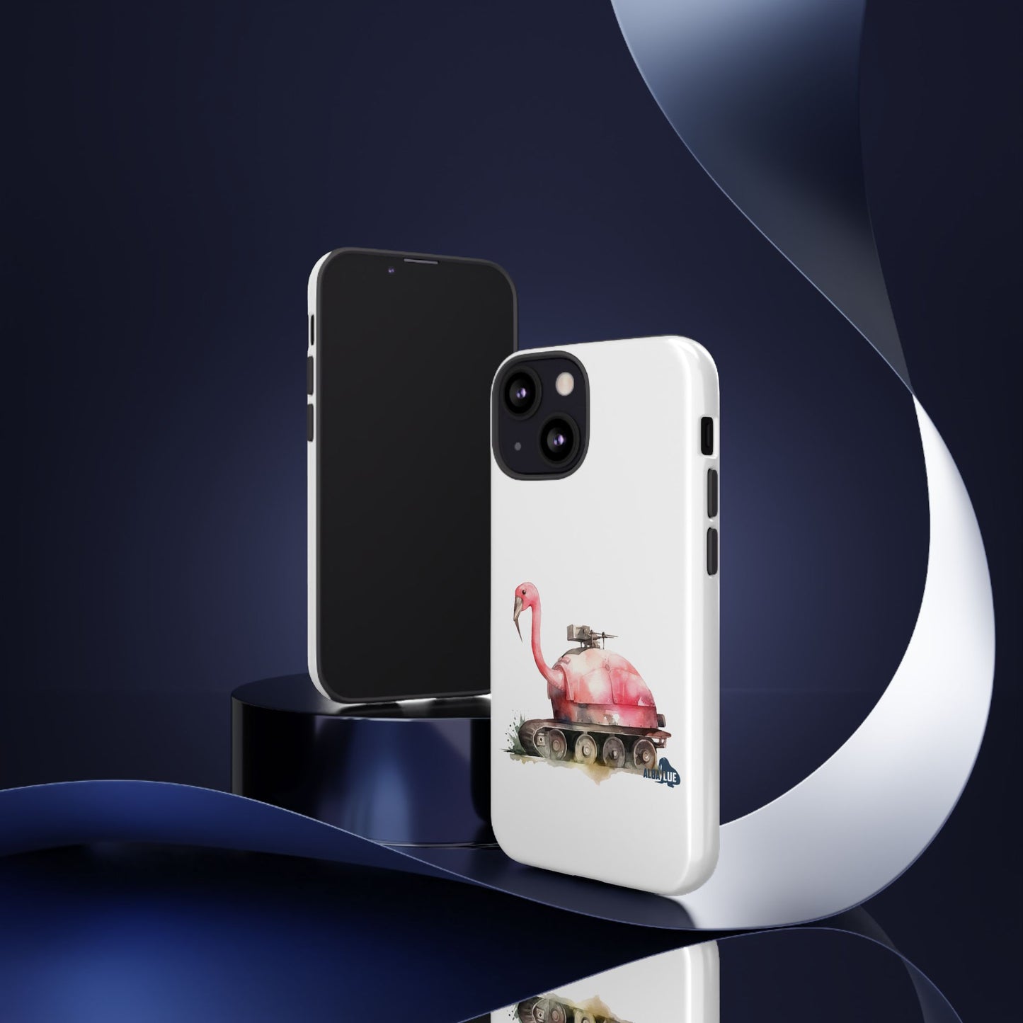 Phone Case — Flamingo Tank Illustration