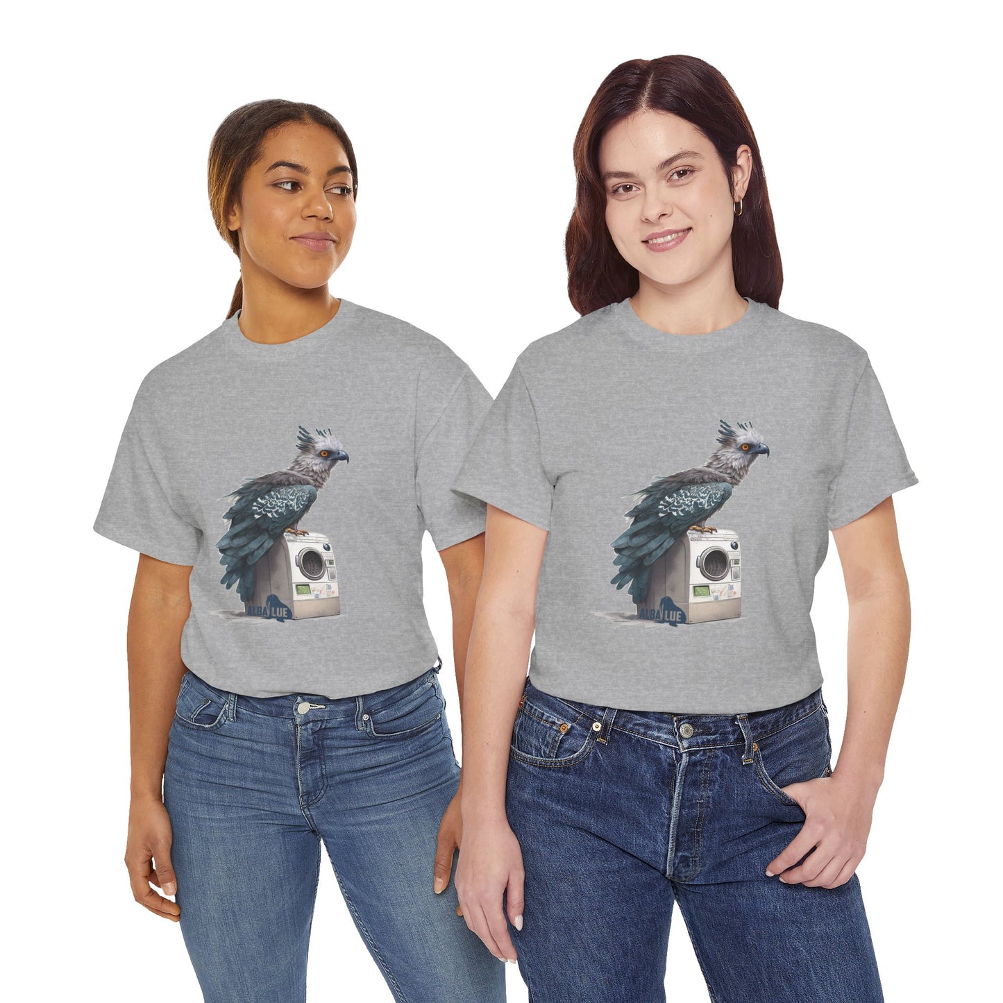 Harpy Eagle Sitting on a Washing Machine  - T-Shirt
