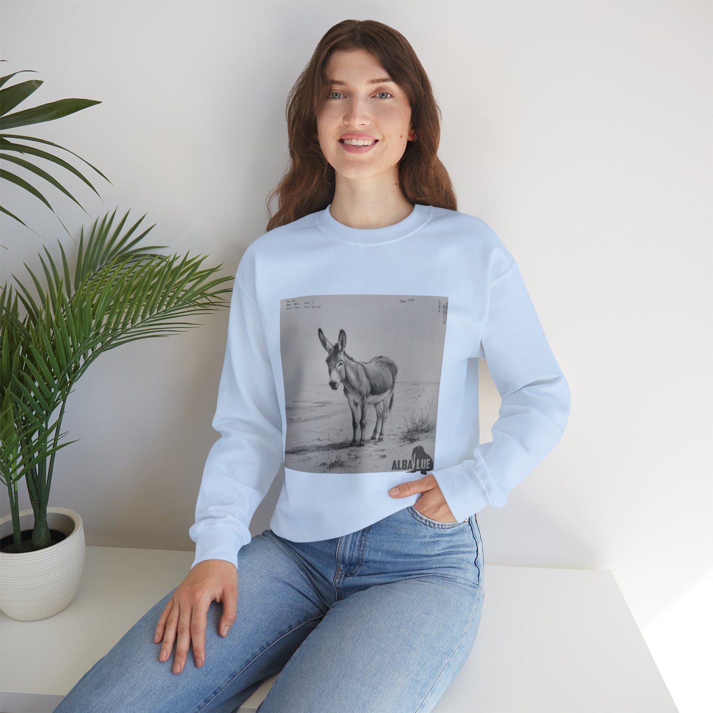 Donkey Lovers design - Crewneck Sweatshirt