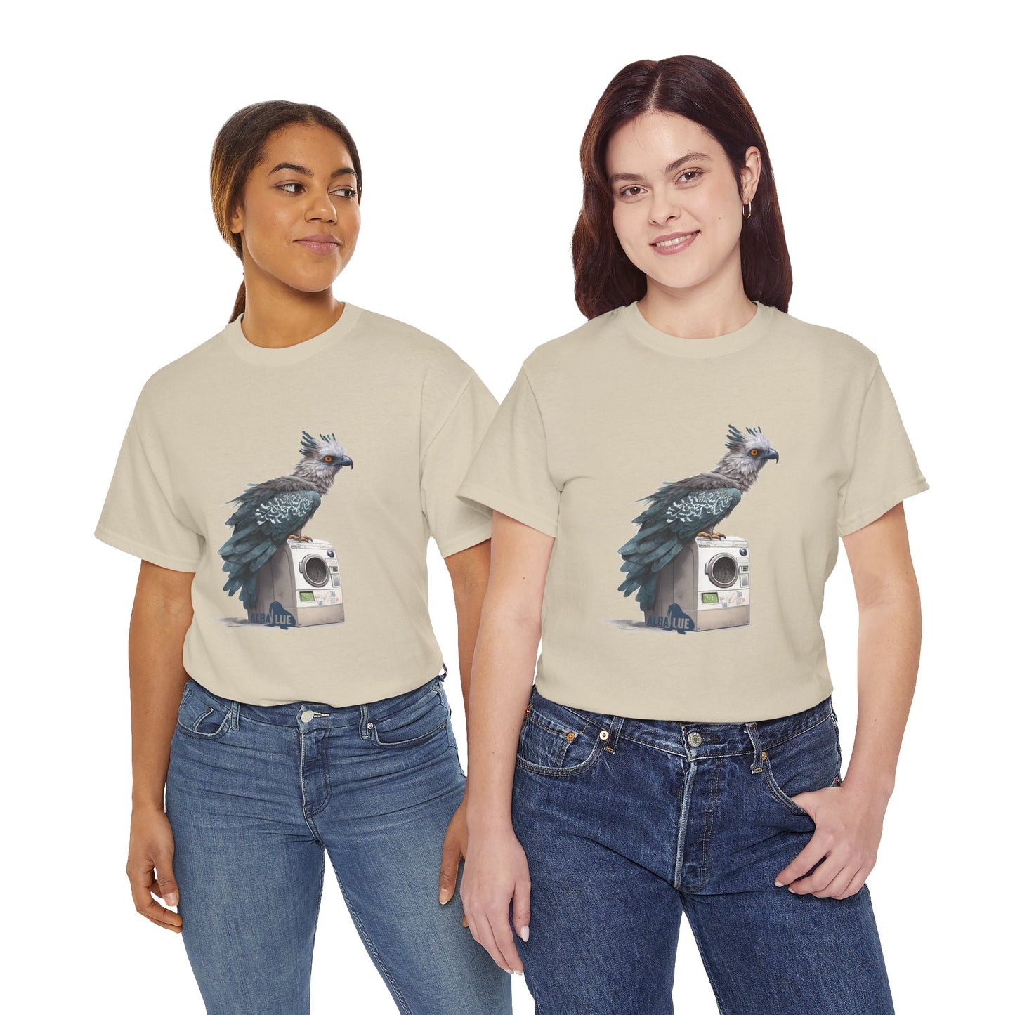 Harpy Eagle Sitting on a Washing Machine  - T-Shirt