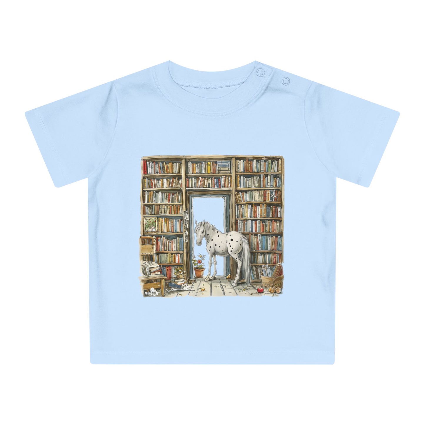 Horse in a Library - Toddler T-shirt
