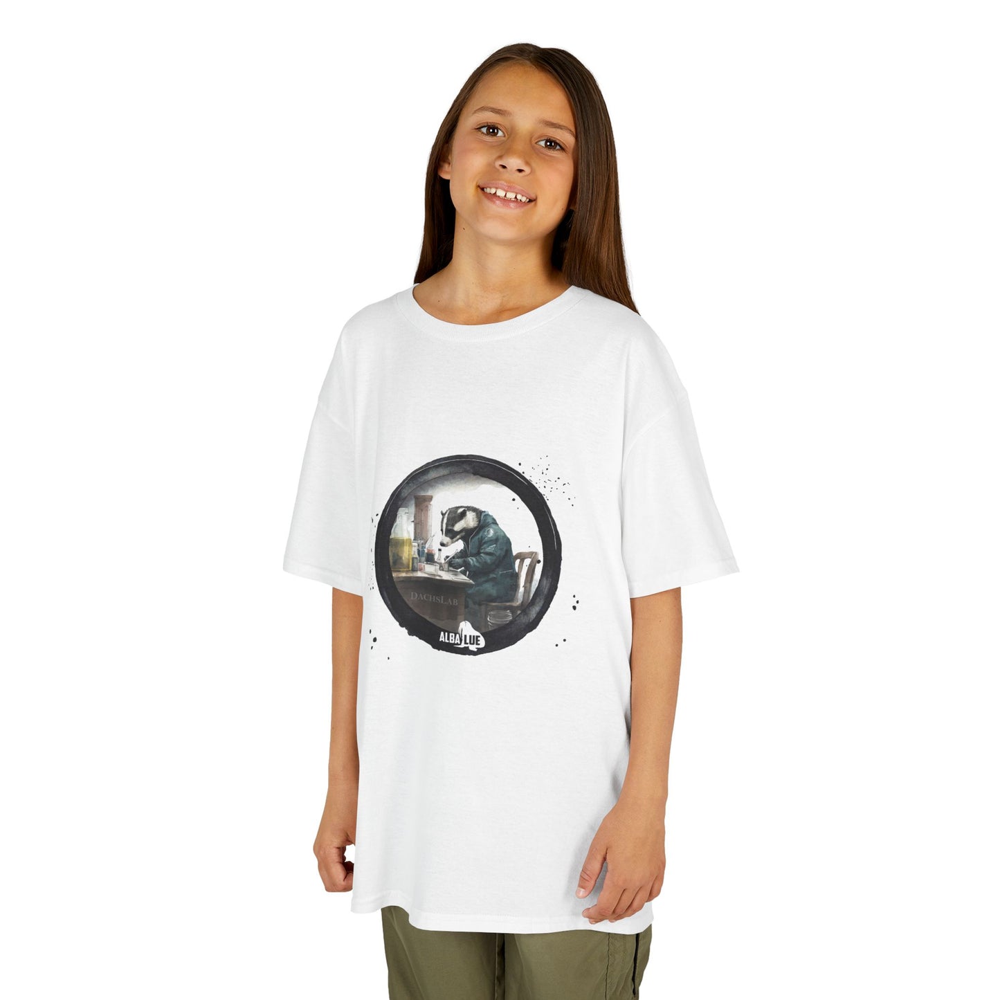 Badger in a Lab — Kids T-shirt