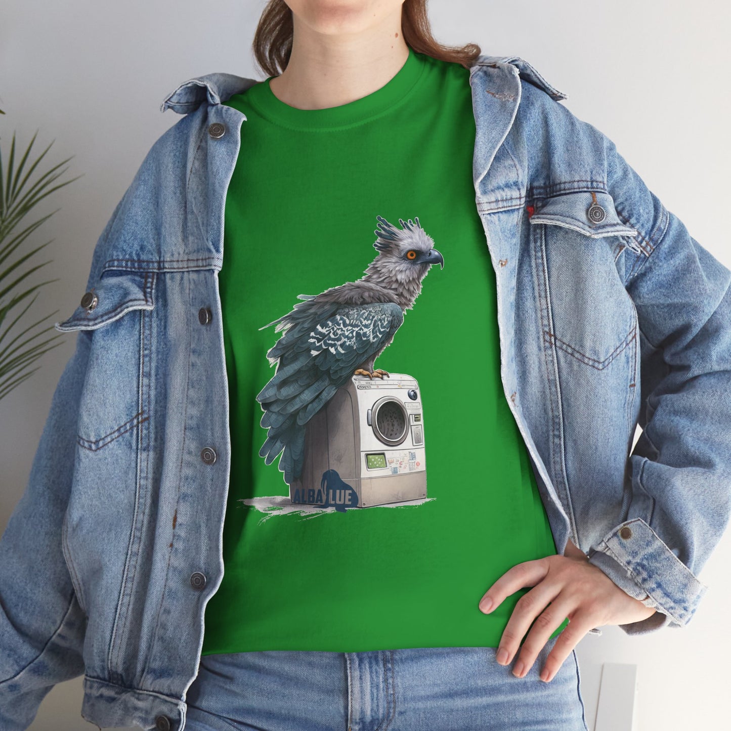 Harpy Eagle Sitting on a Washing Machine  - T-Shirt