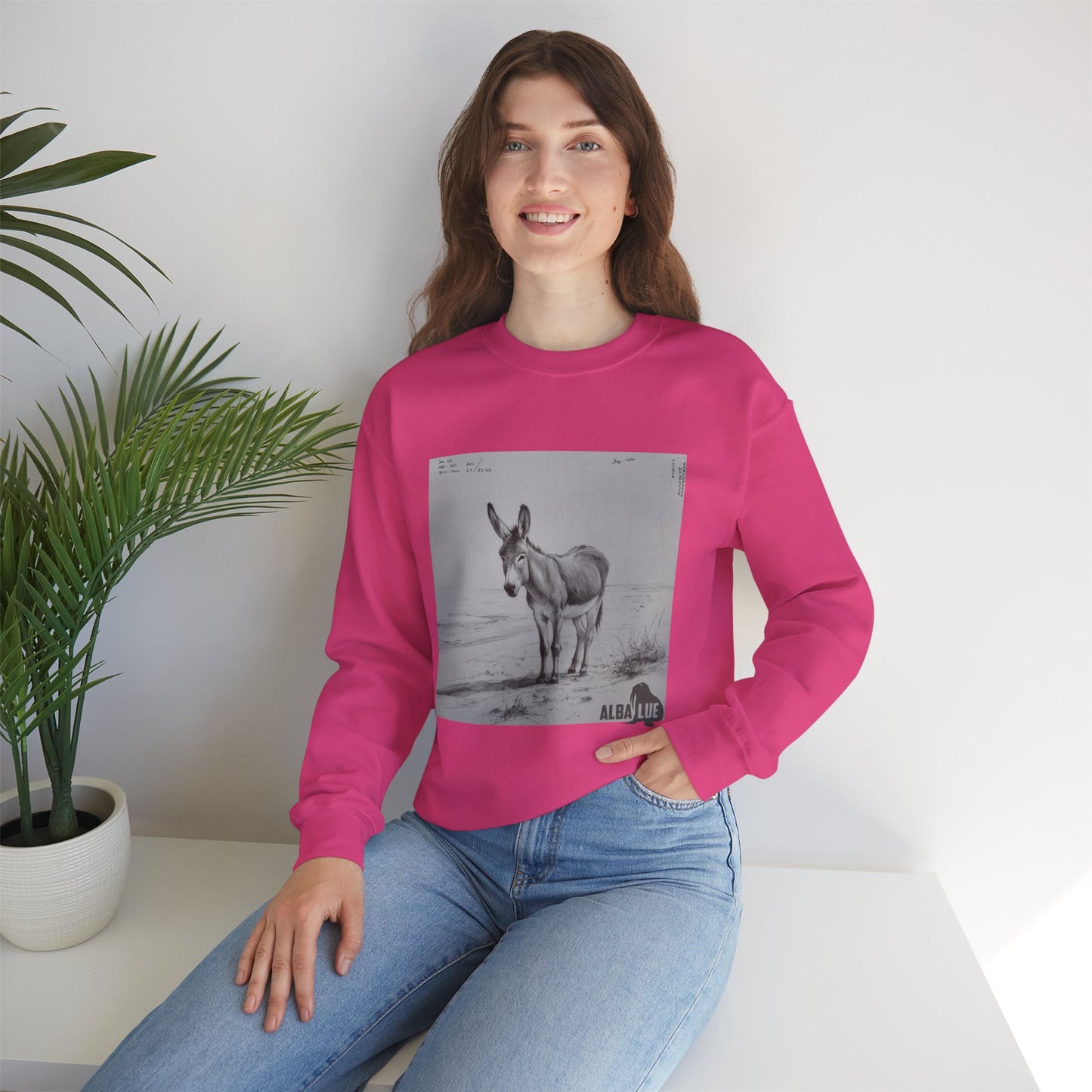 Donkey Lovers design - Crewneck Sweatshirt