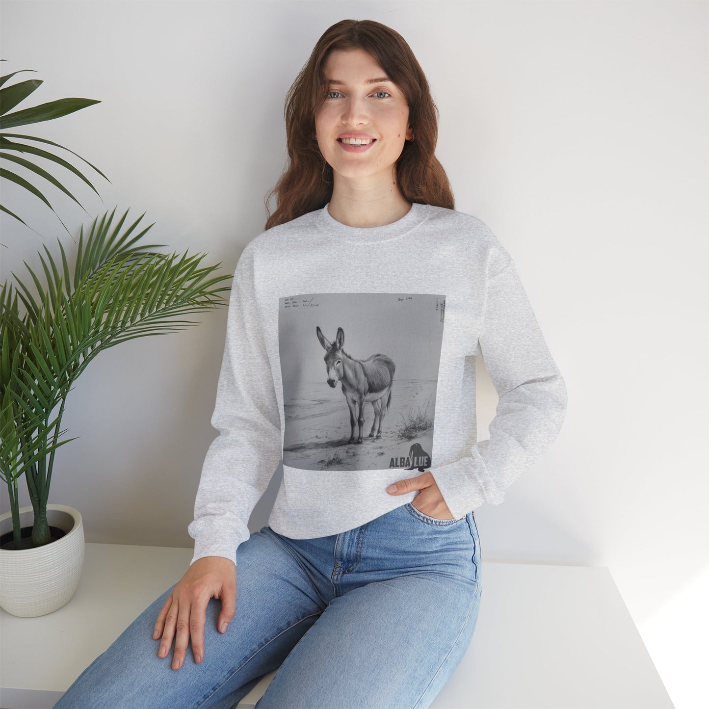 Donkey Lovers design - Crewneck Sweatshirt