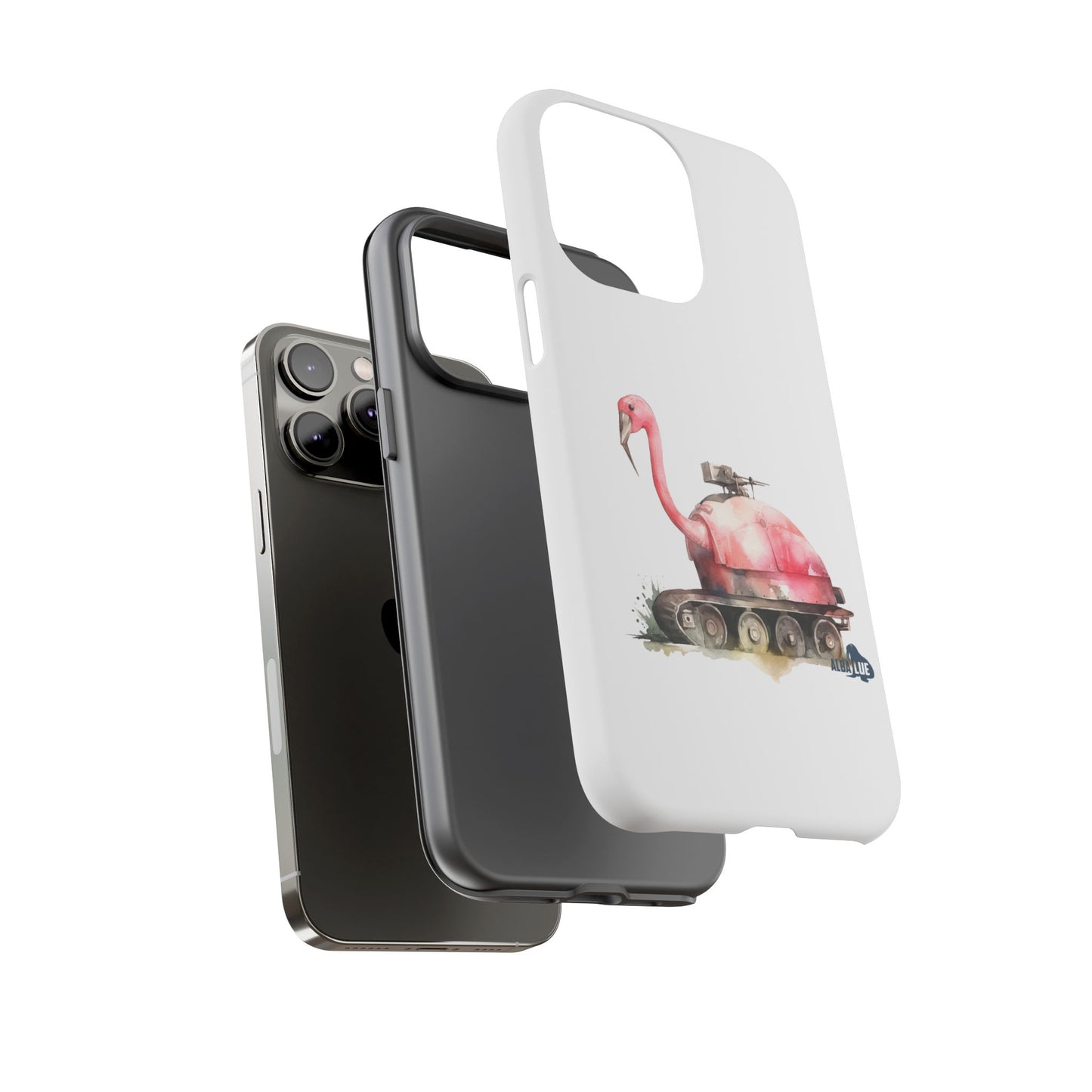 Phone Case — Flamingo Tank Illustration