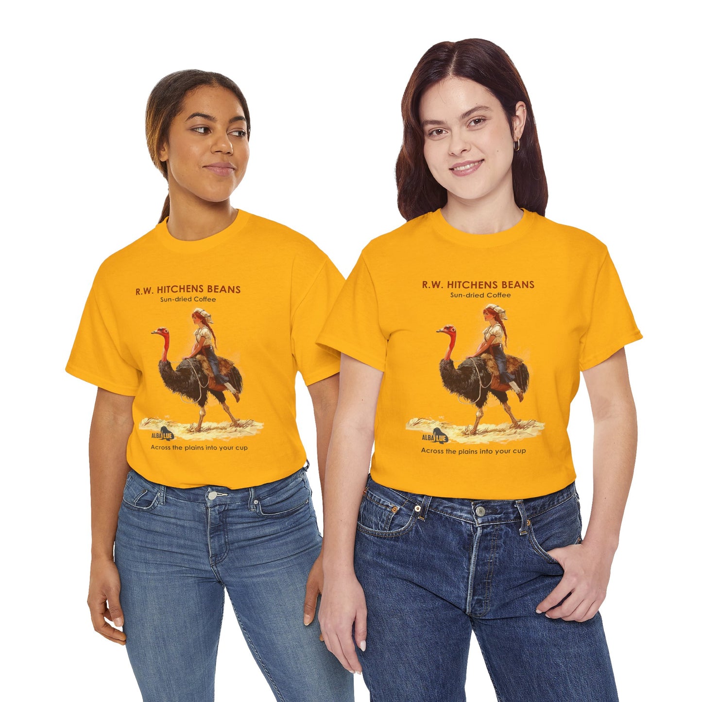 Vintage Ostrich Coffee Ad - T-Shirt