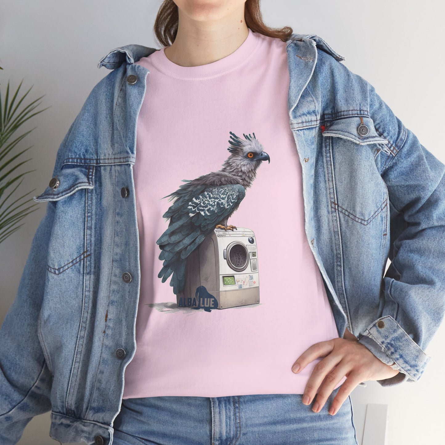 Harpy Eagle Sitting on a Washing Machine  - T-Shirt