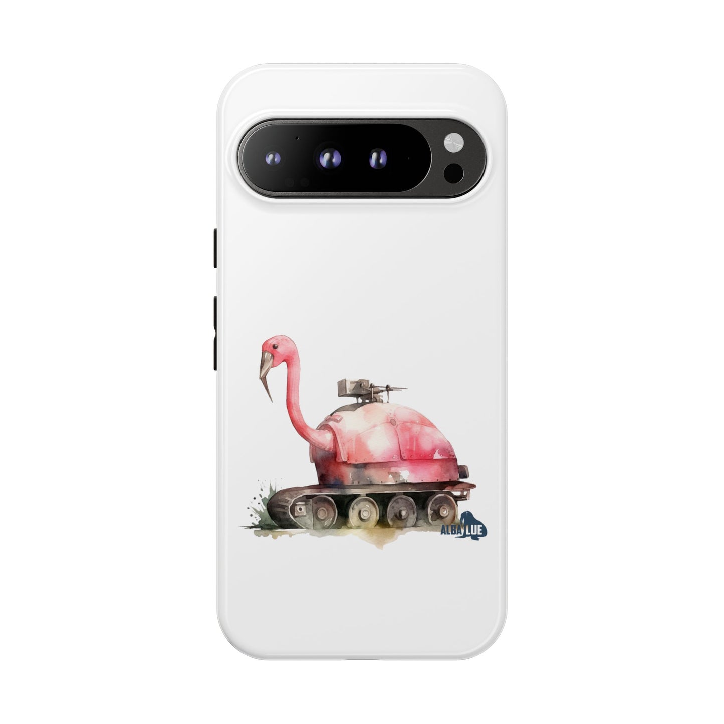 Phone Case — Flamingo Tank Illustration