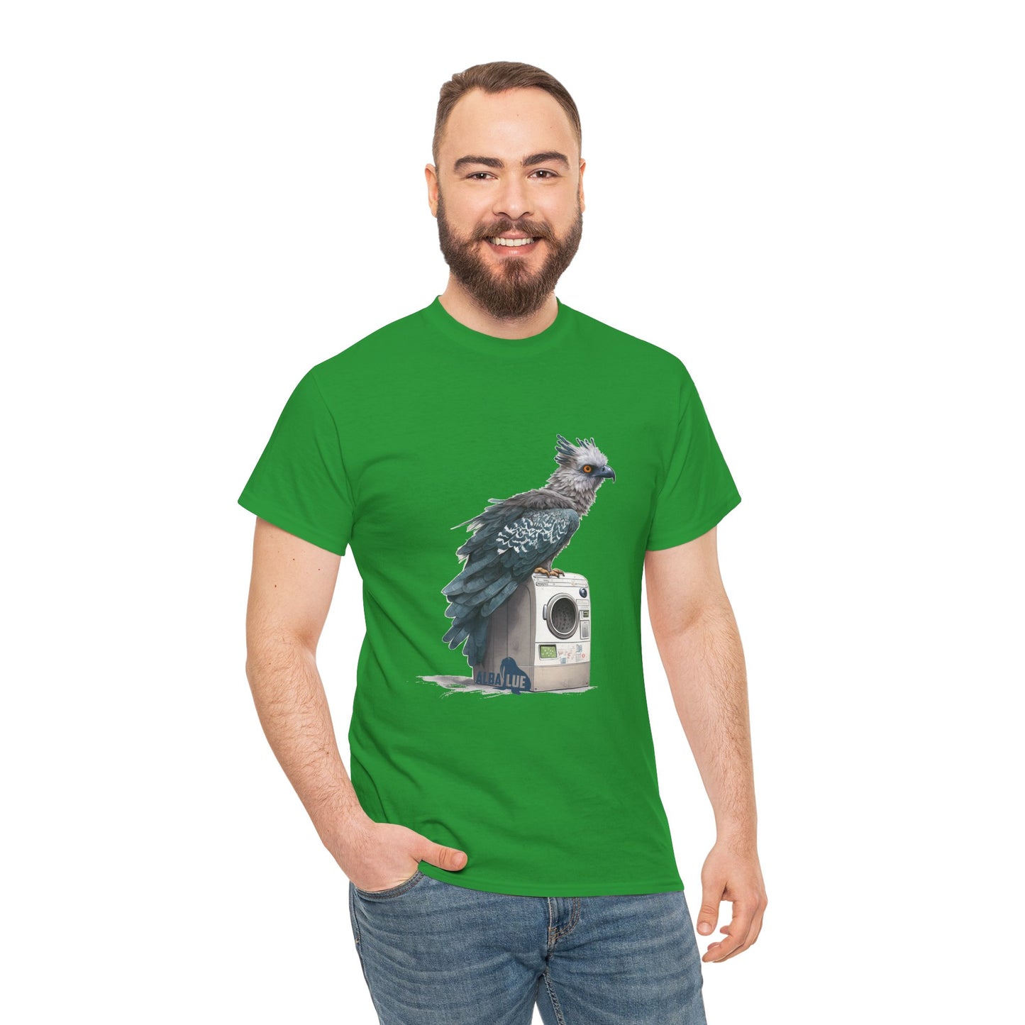 Harpy Eagle Sitting on a Washing Machine  - T-Shirt