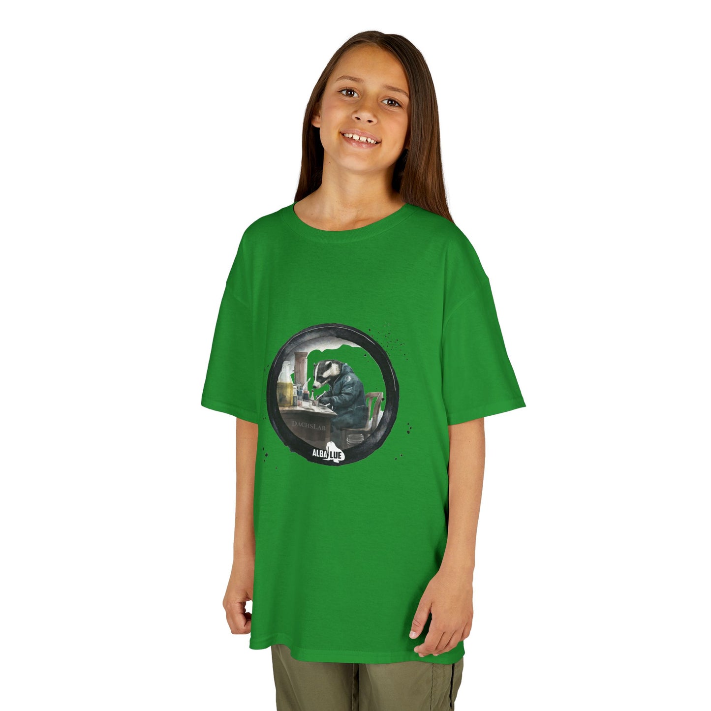 Badger in a Lab — Kids T-shirt