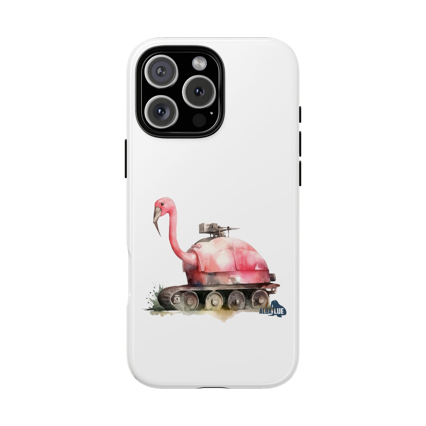 Phone Case — Flamingo Tank Illustration