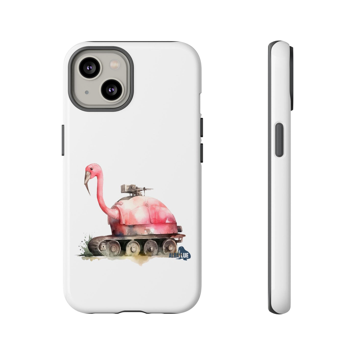 Phone Case — Flamingo Tank Illustration