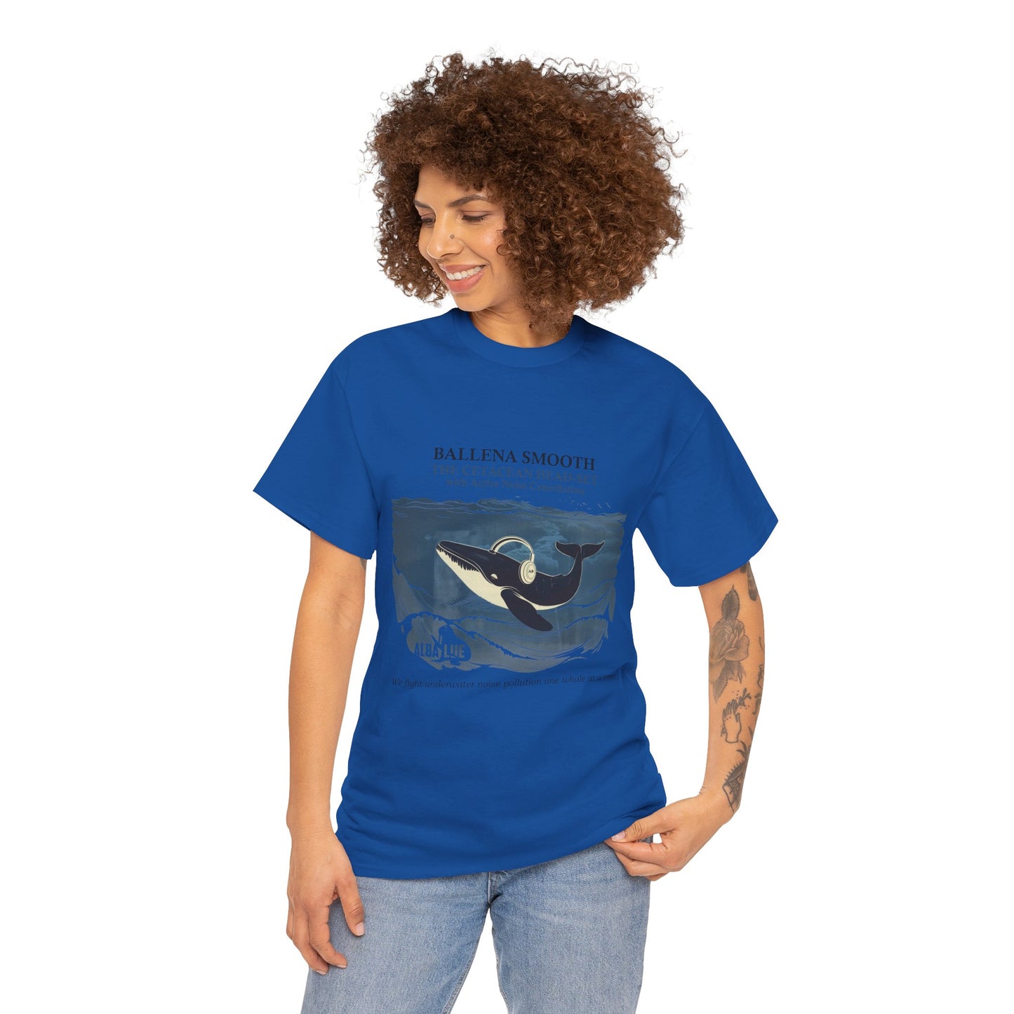 Whale Headphones - T-shirt