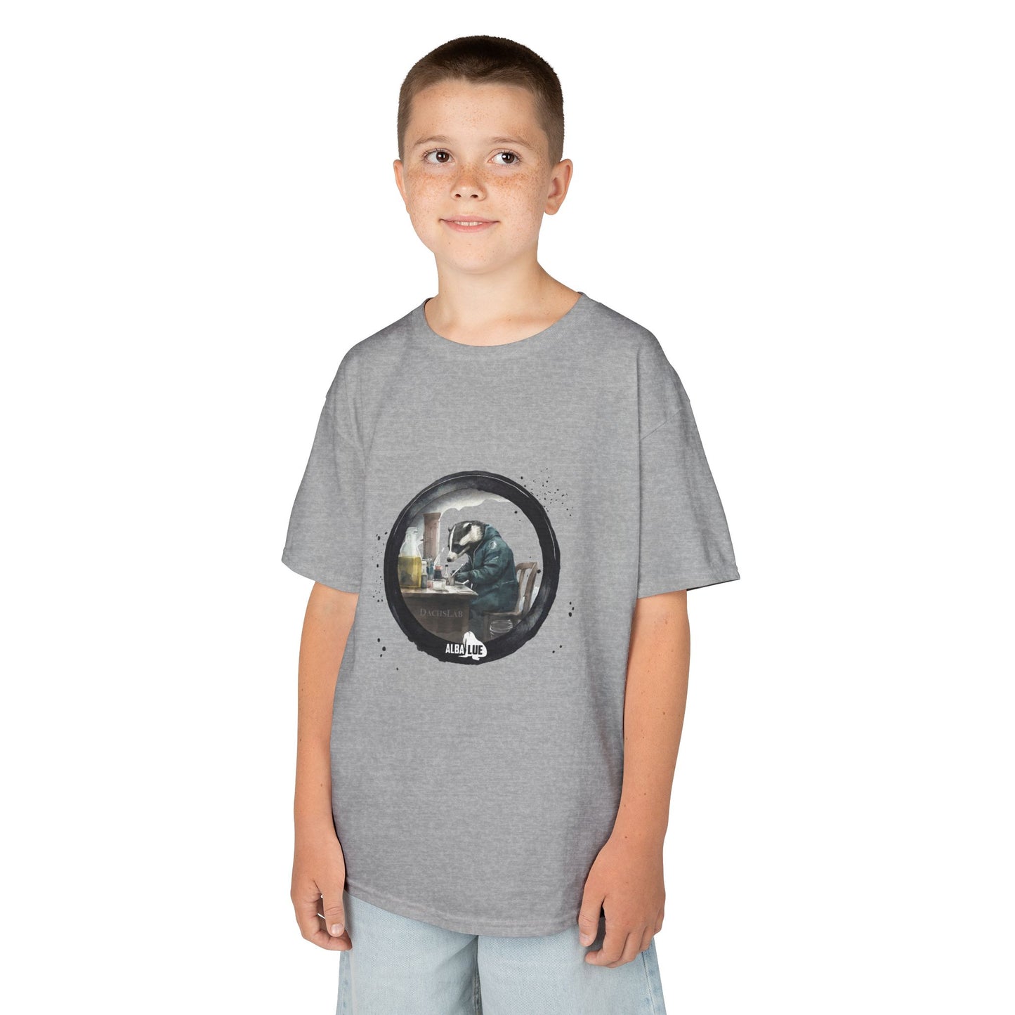 Badger in a Lab — Kids T-shirt