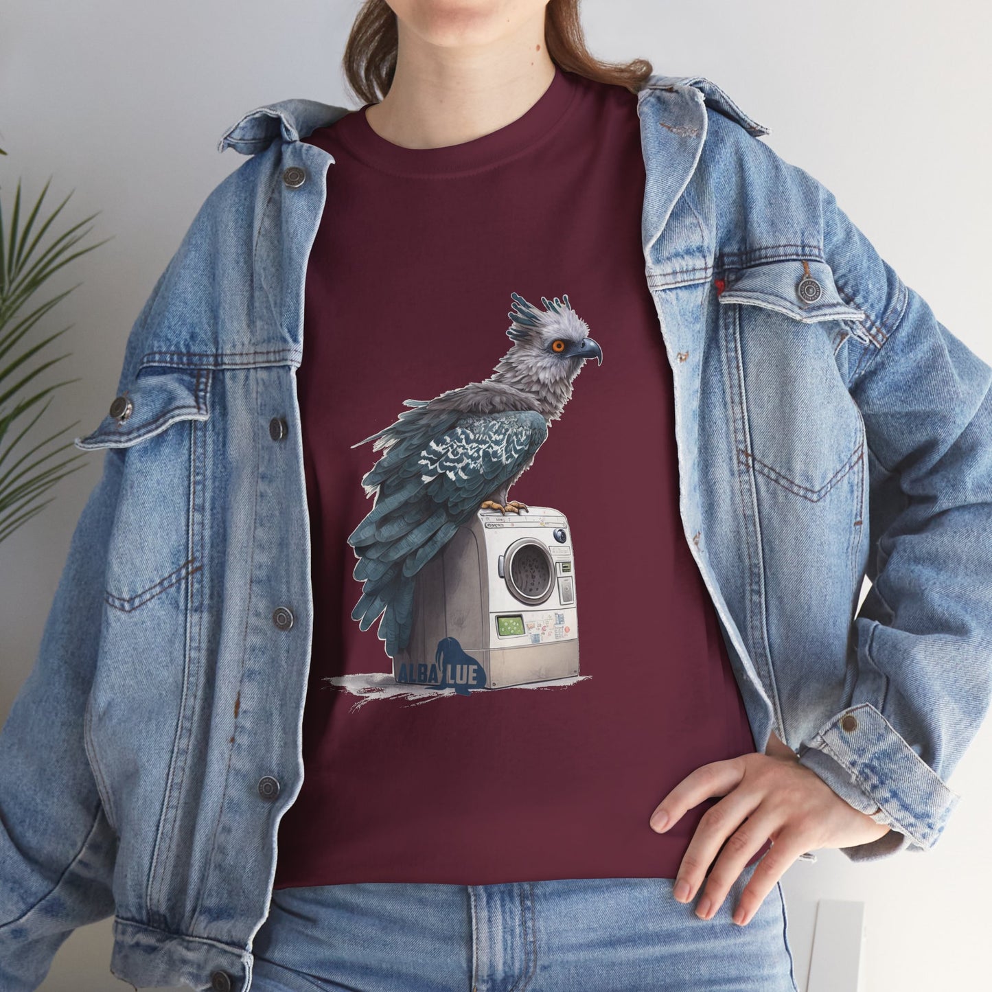 Harpy Eagle Sitting on a Washing Machine  - T-Shirt
