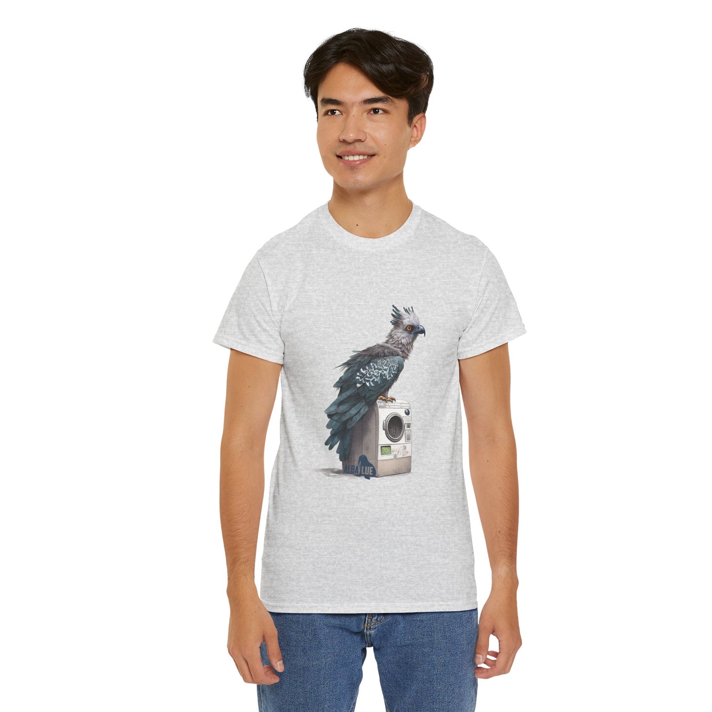 Harpy Eagle Sitting on a Washing Machine  - T-Shirt