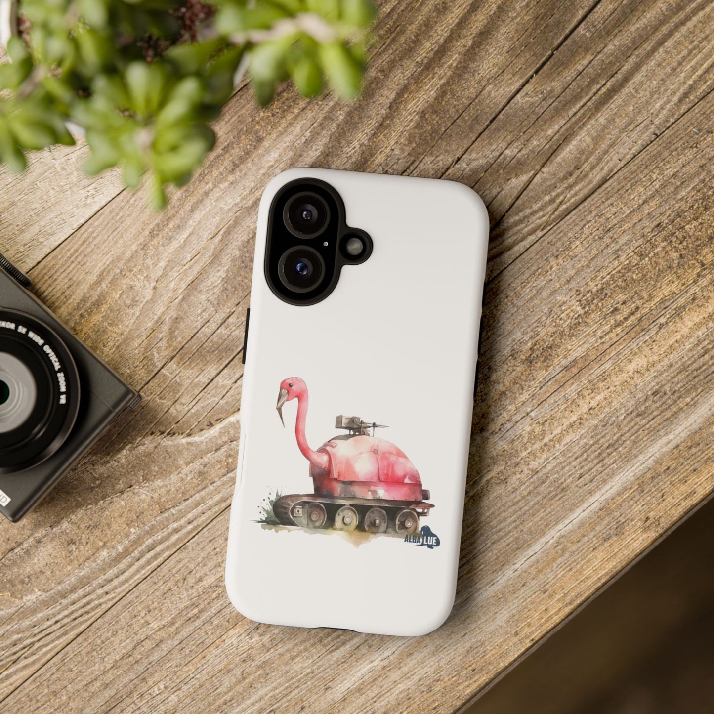 Phone Case — Flamingo Tank Illustration