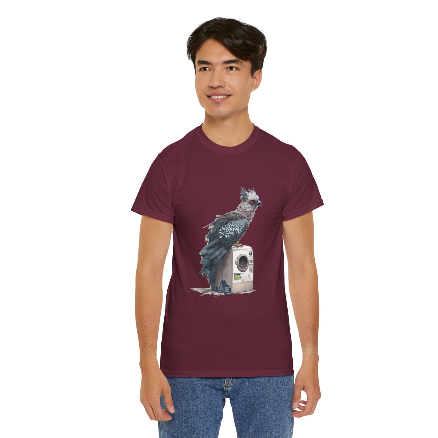 Harpy Eagle Sitting on a Washing Machine  - T-Shirt