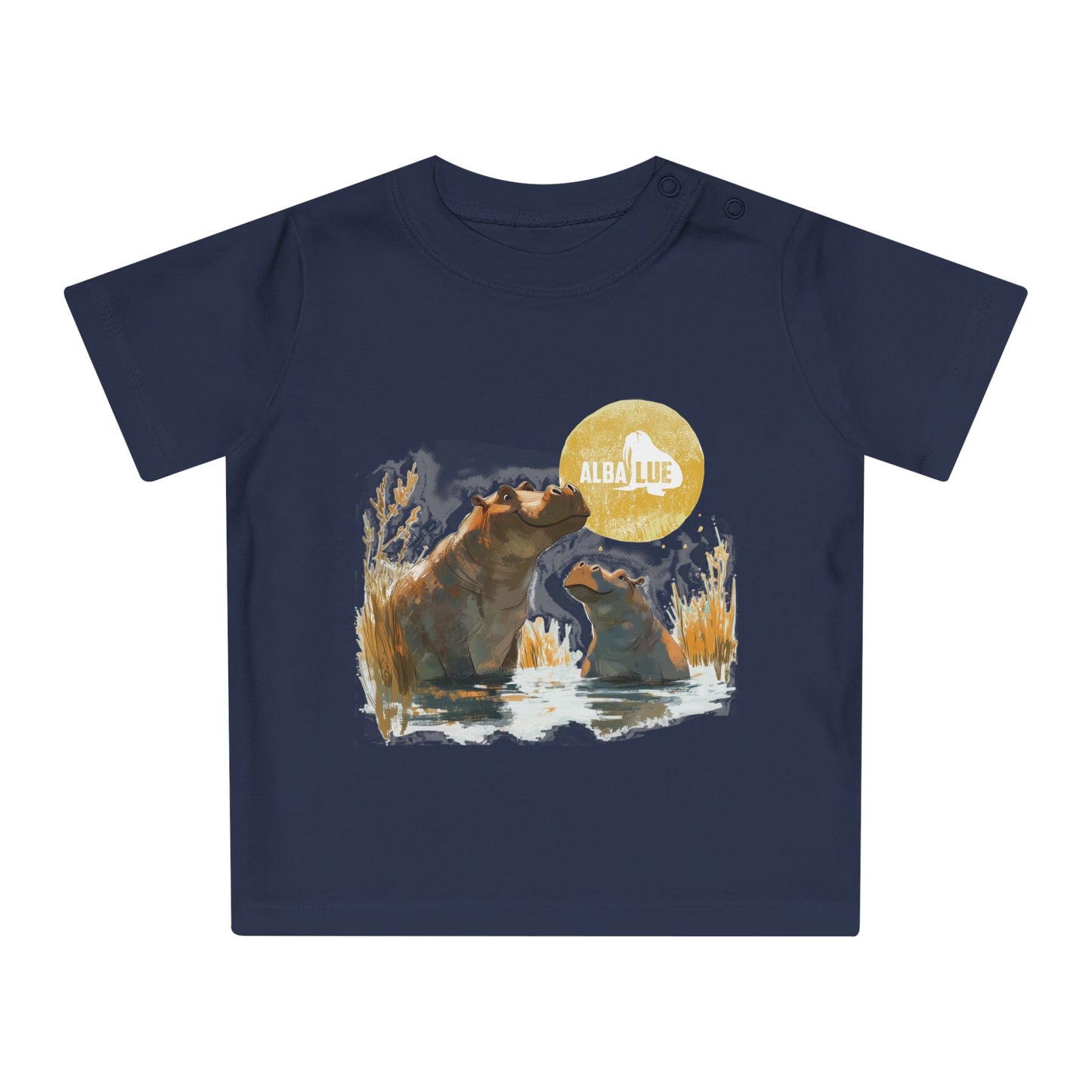 Two Hippos in Water - Toddler T-shirt