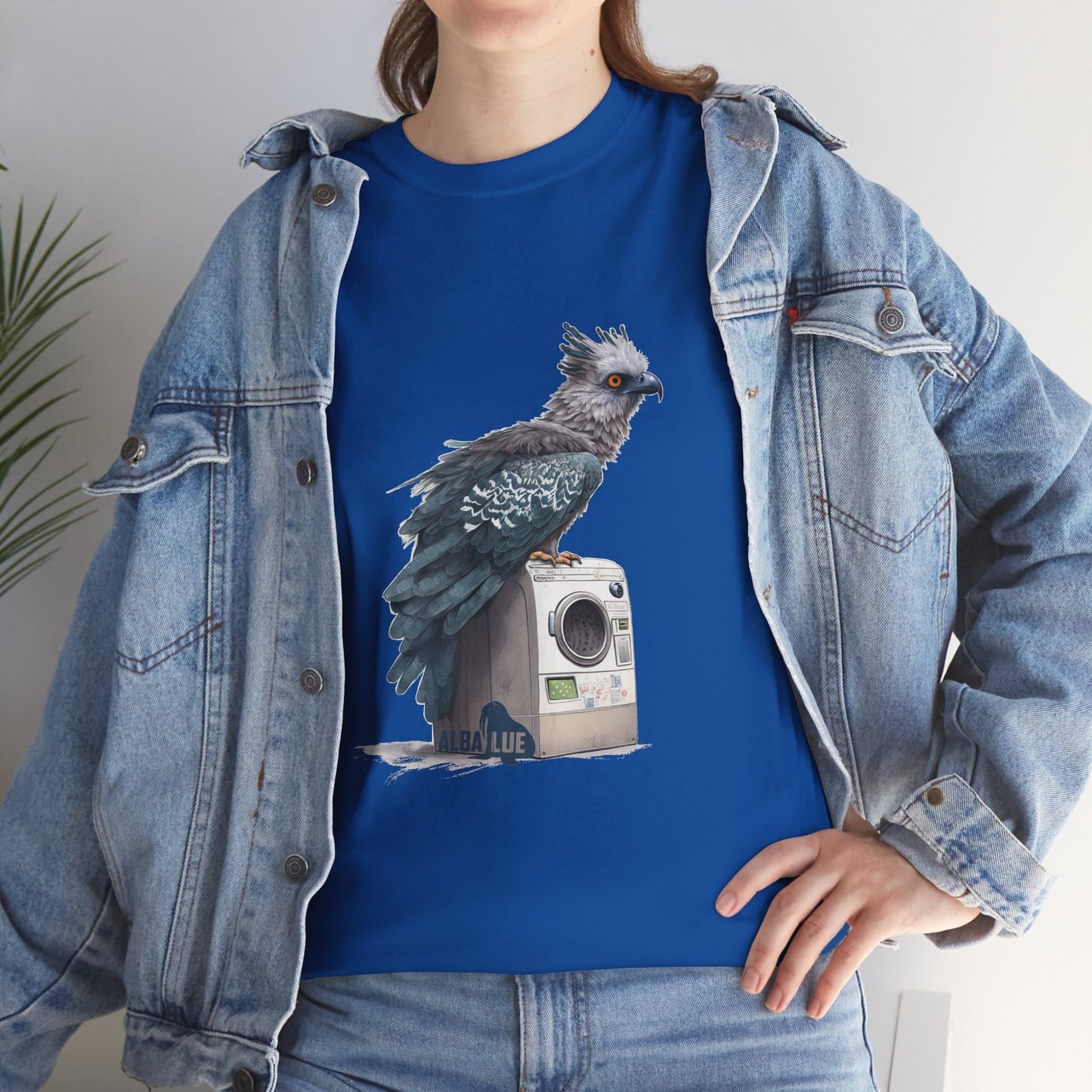 Harpy Eagle Sitting on a Washing Machine  - T-Shirt