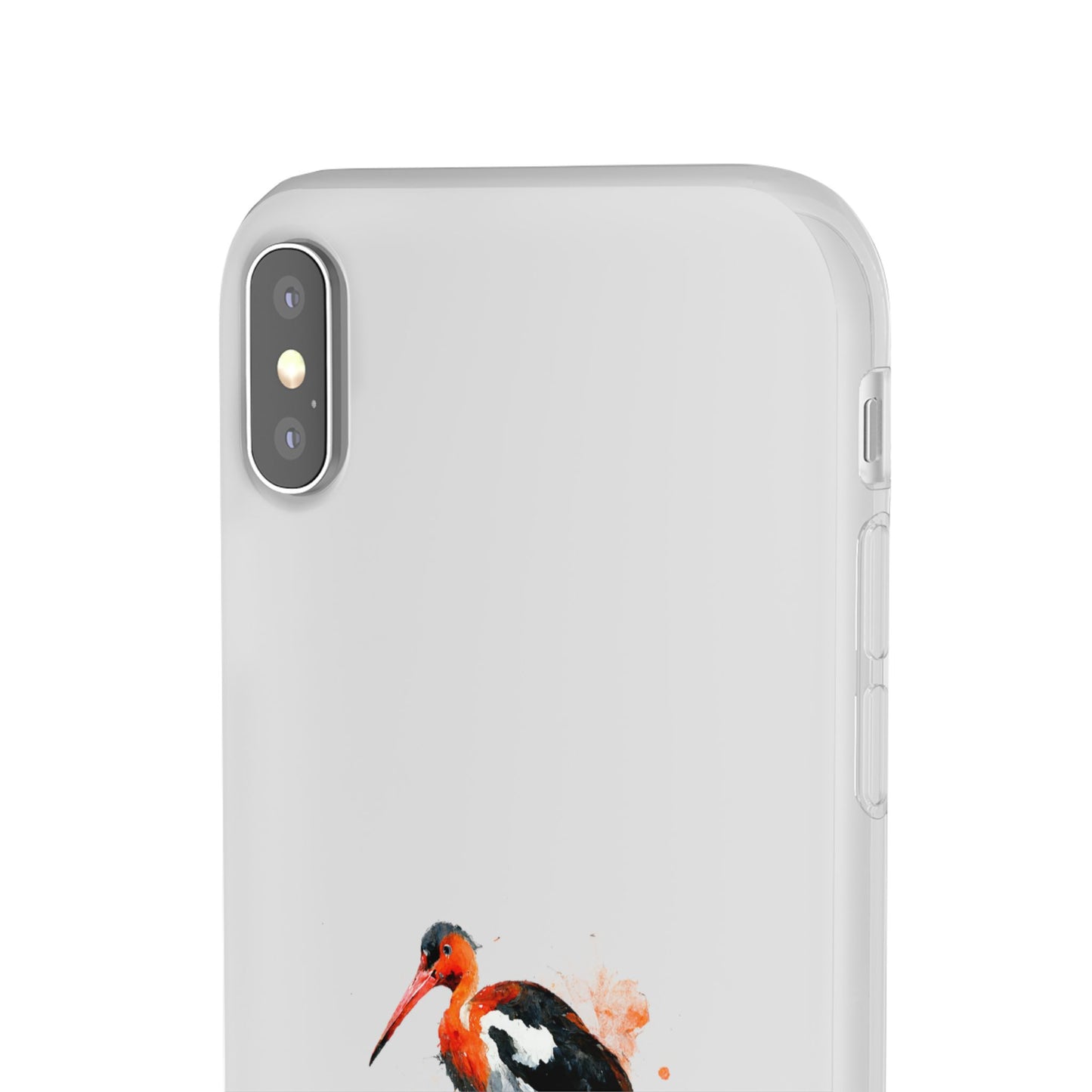 Bird Watercolor Phone Case — Painted Water Bird Flexi Case