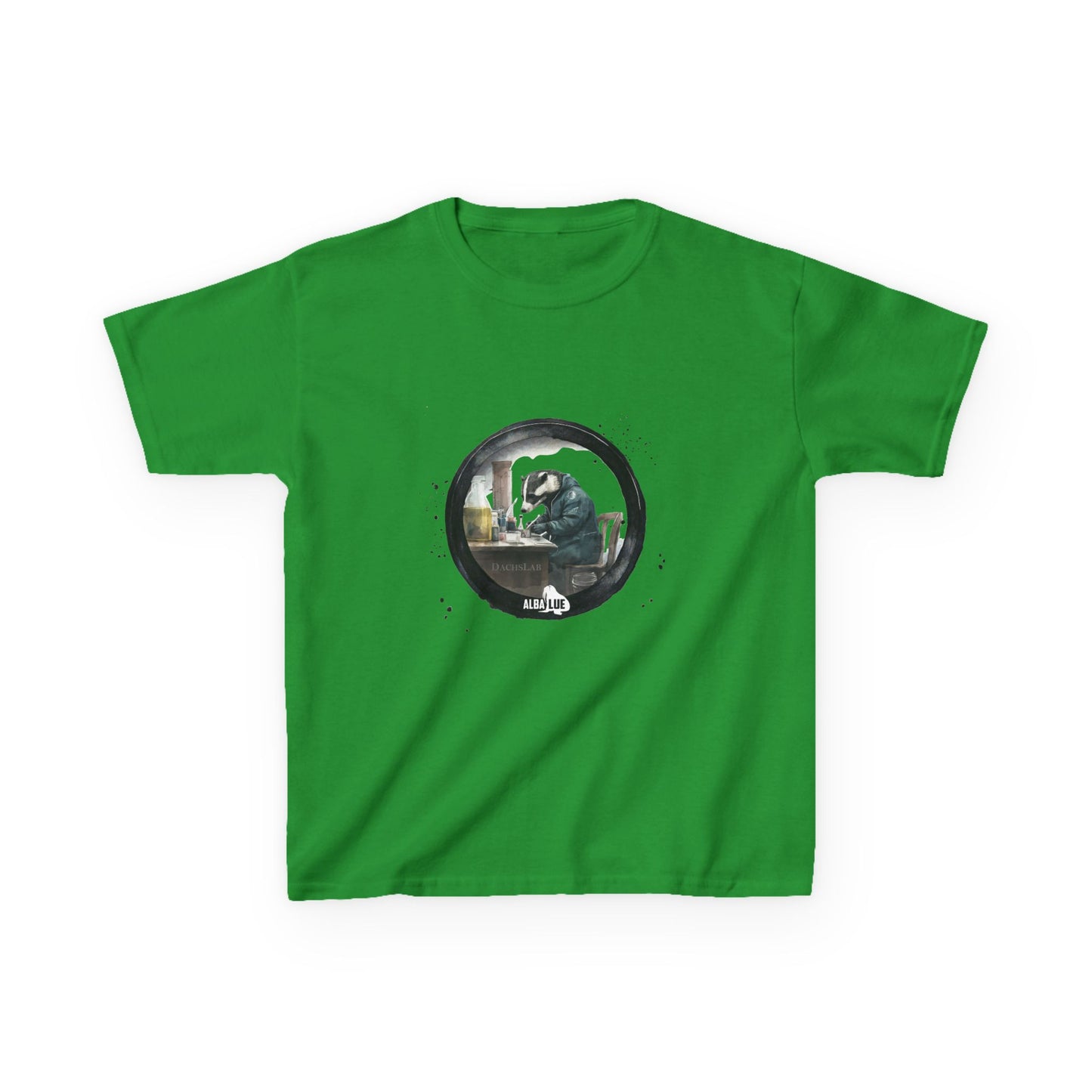 Badger in a Lab — Kids T-shirt