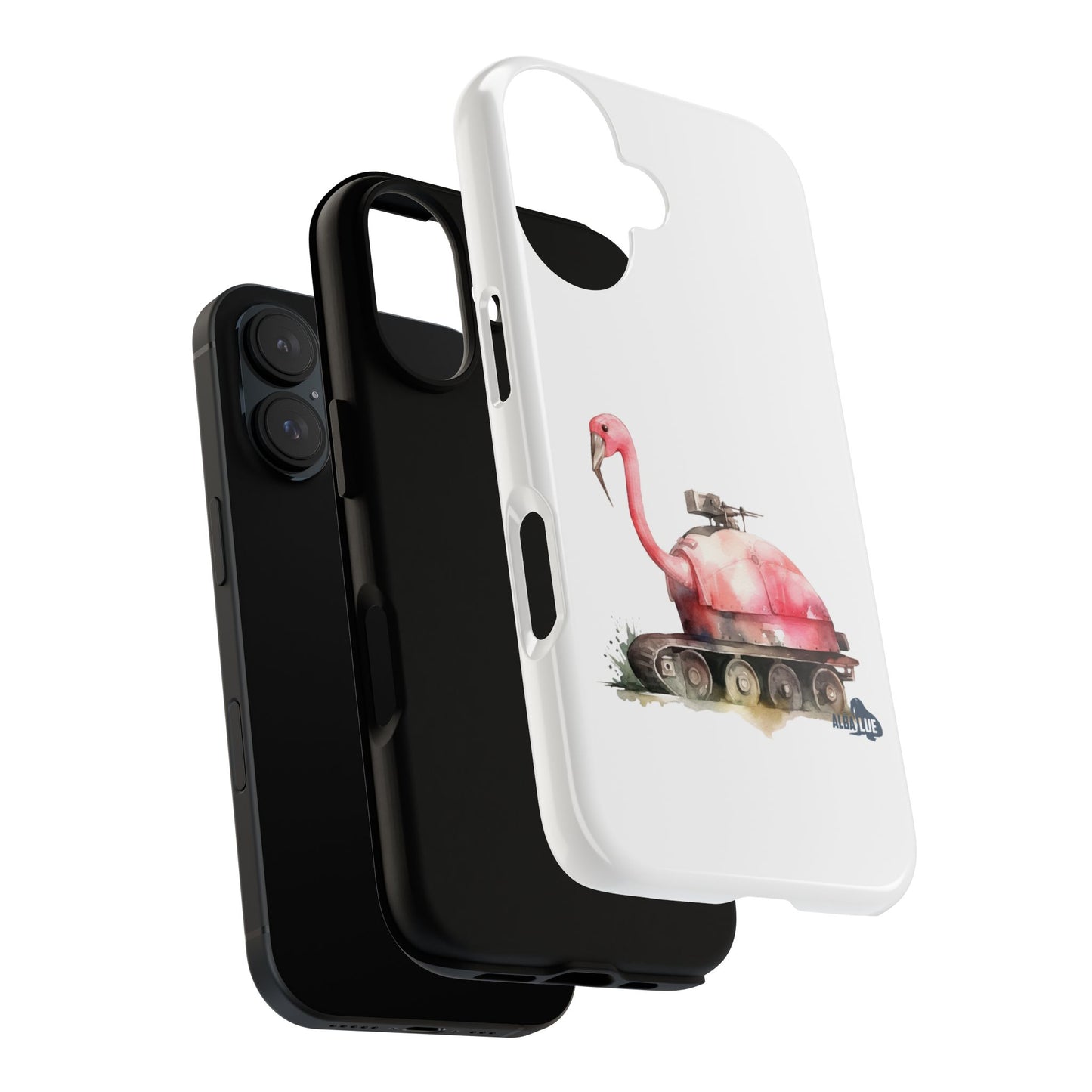 Phone Case — Flamingo Tank Illustration