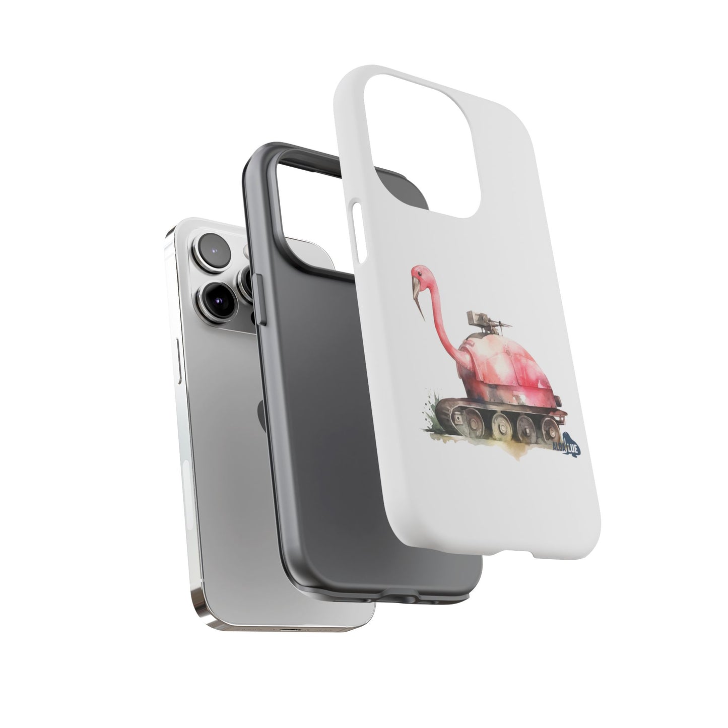 Phone Case — Flamingo Tank Illustration