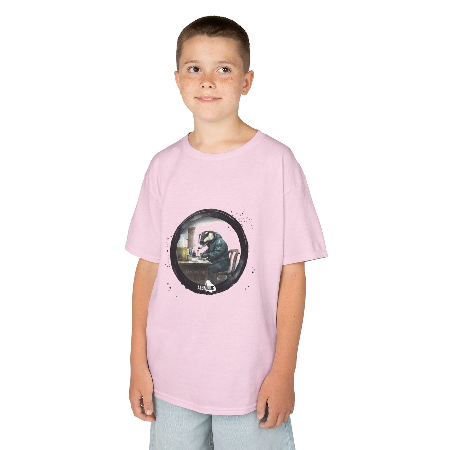 Badger in a Lab — Kids T-shirt
