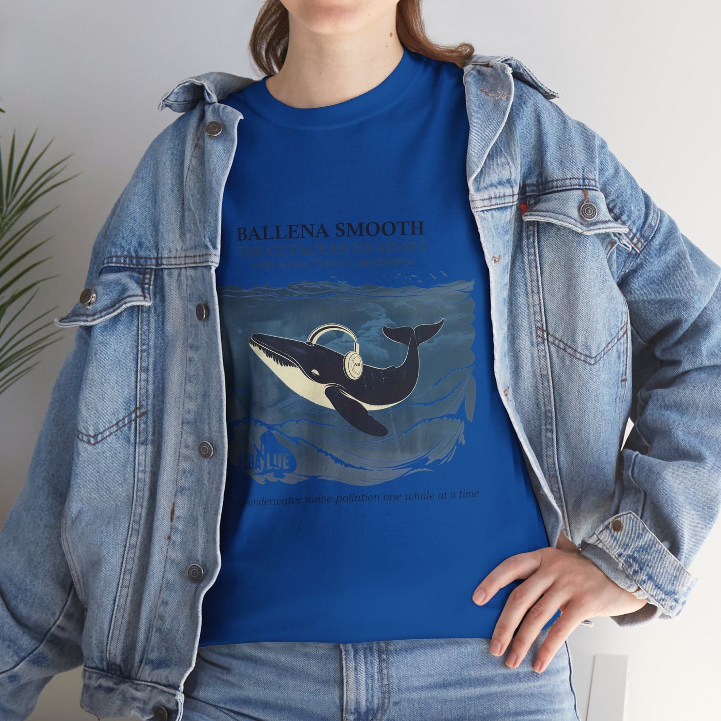Whale Headphones - T-shirt