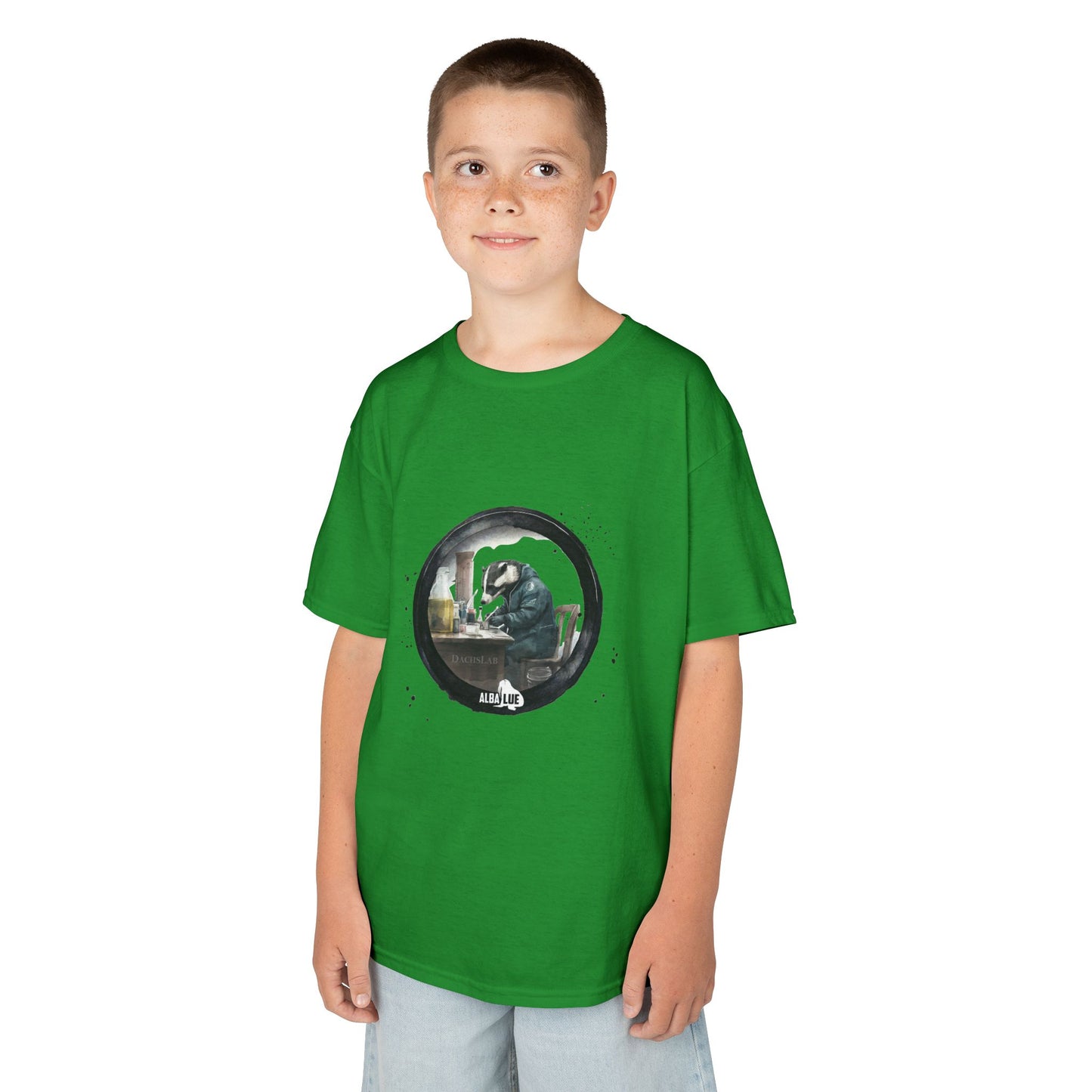 Badger in a Lab — Kids T-shirt