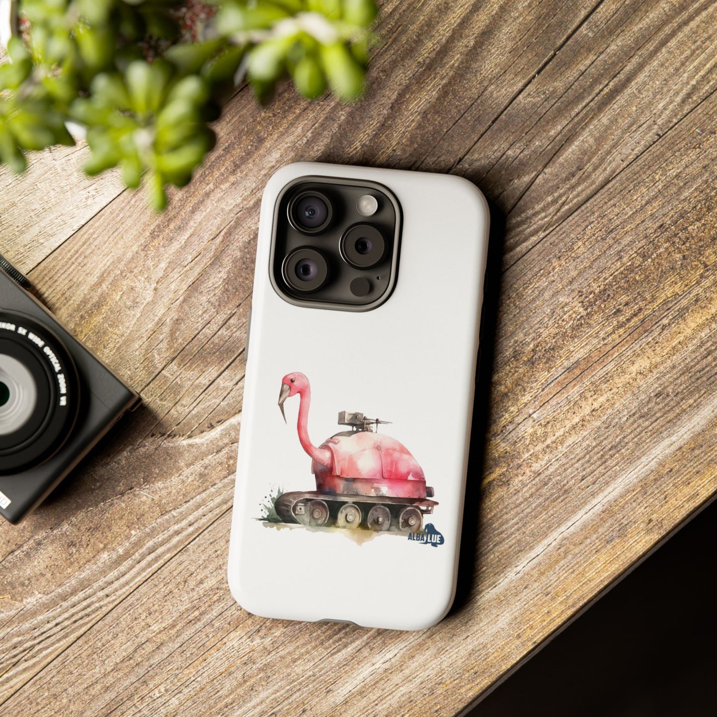 Phone Case — Flamingo Tank Illustration