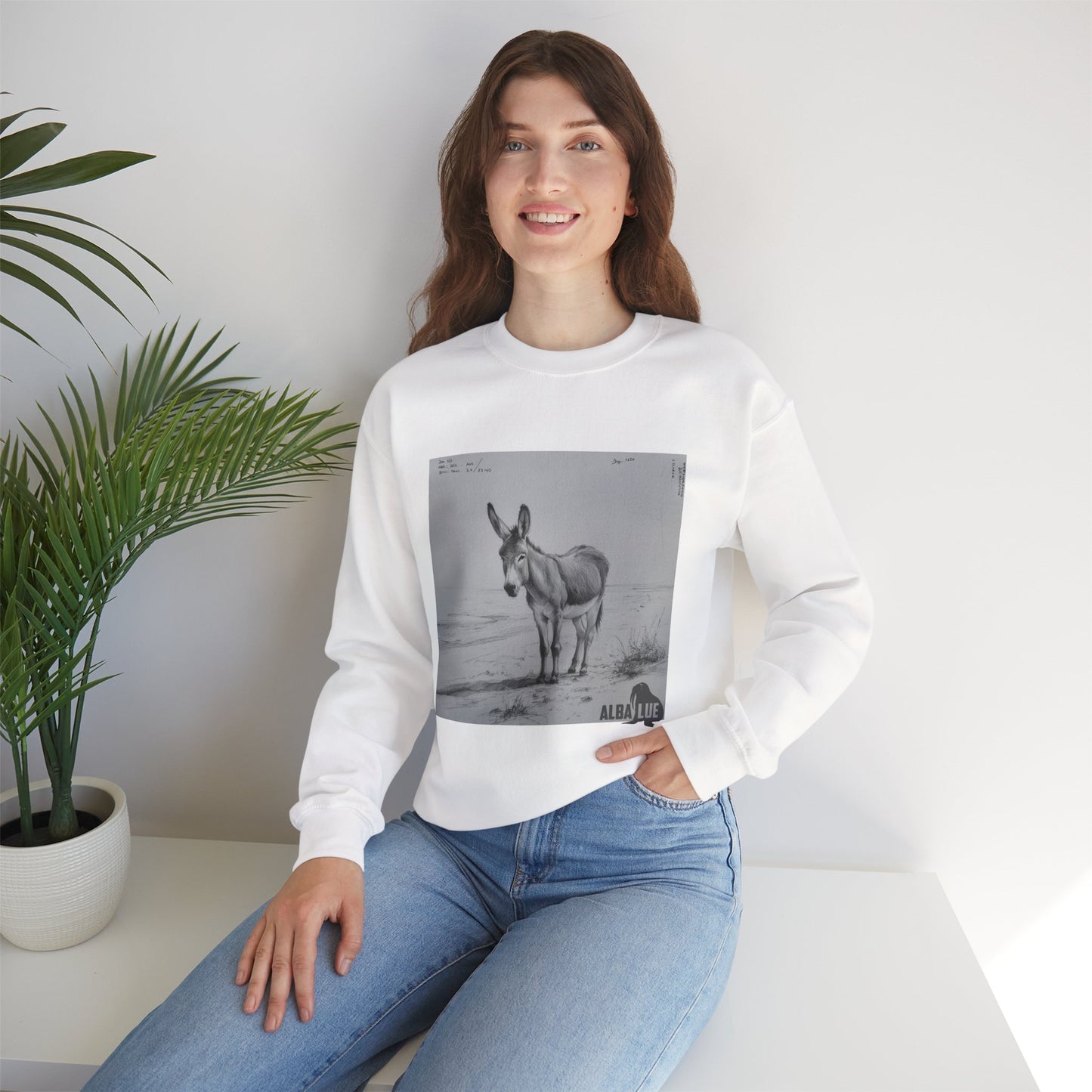 Donkey Lovers design - Crewneck Sweatshirt